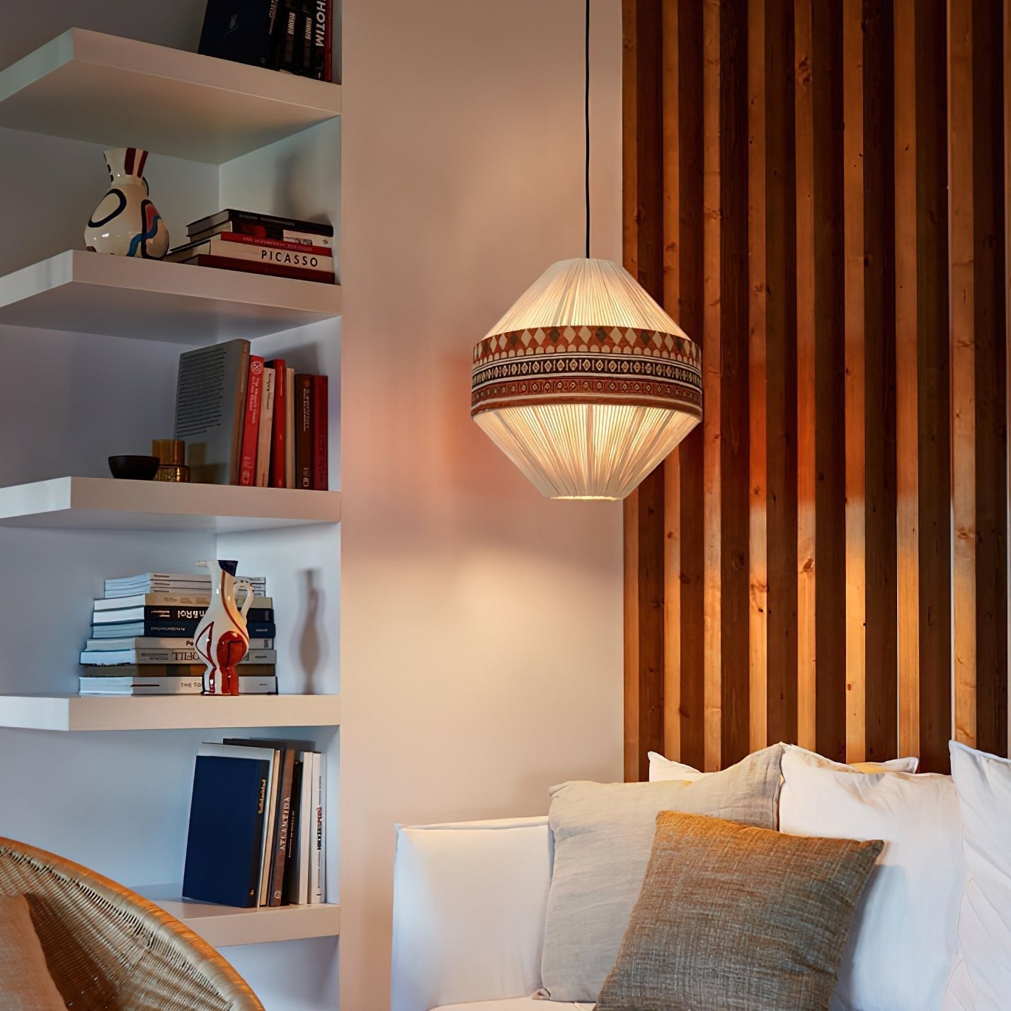 Calyce Fabric Cozy Pendant Lamp - Letslighting