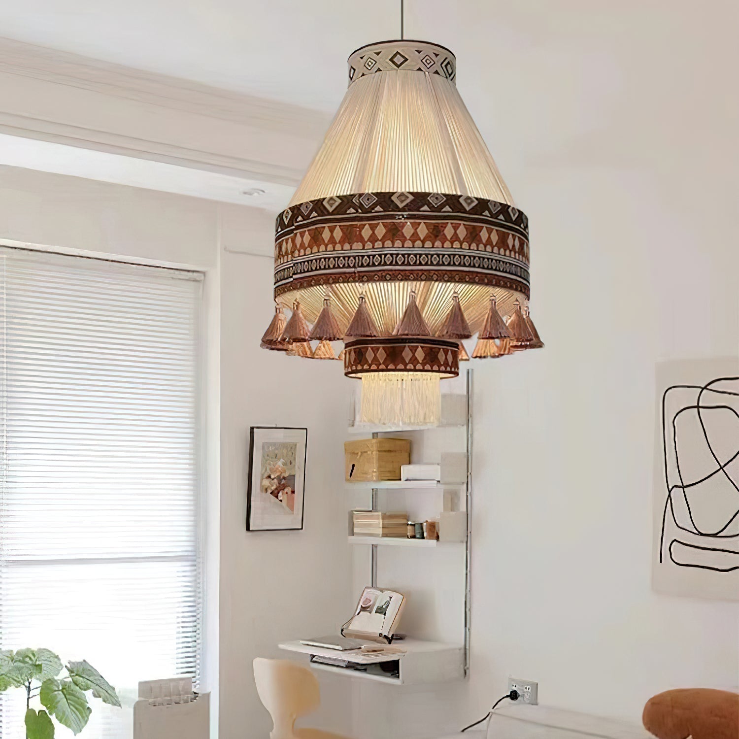 Calyce Fabric Cozy Pendant Lamp - Letslighting