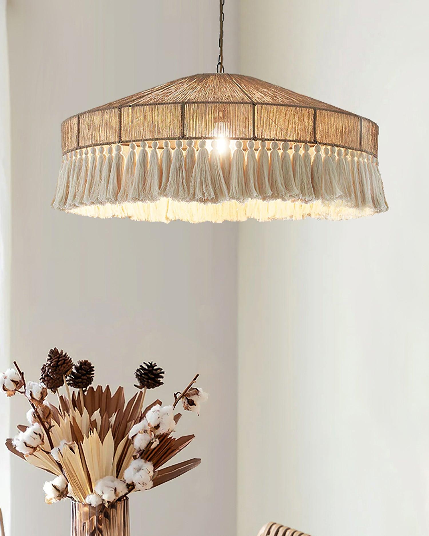 Duvia Bohemian Tassel Chandelier - Letslighting
