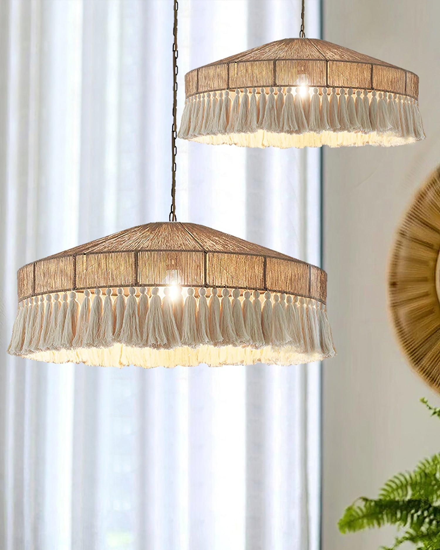 Duvia Bohemian Tassel Chandelier - Letslighting
