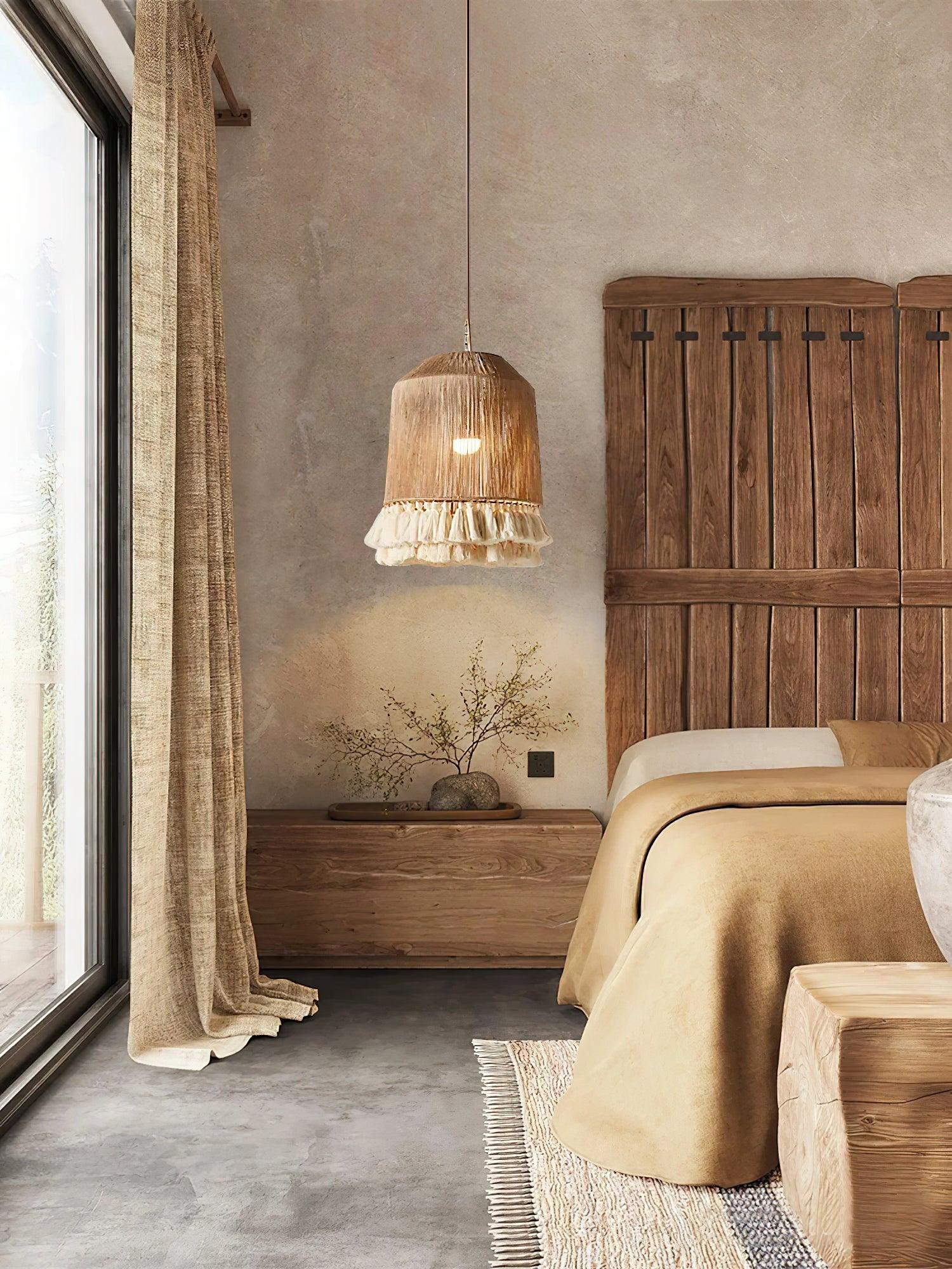 Lustra Pendant Lamp Cotton Tassels for Living Room - Letslighting