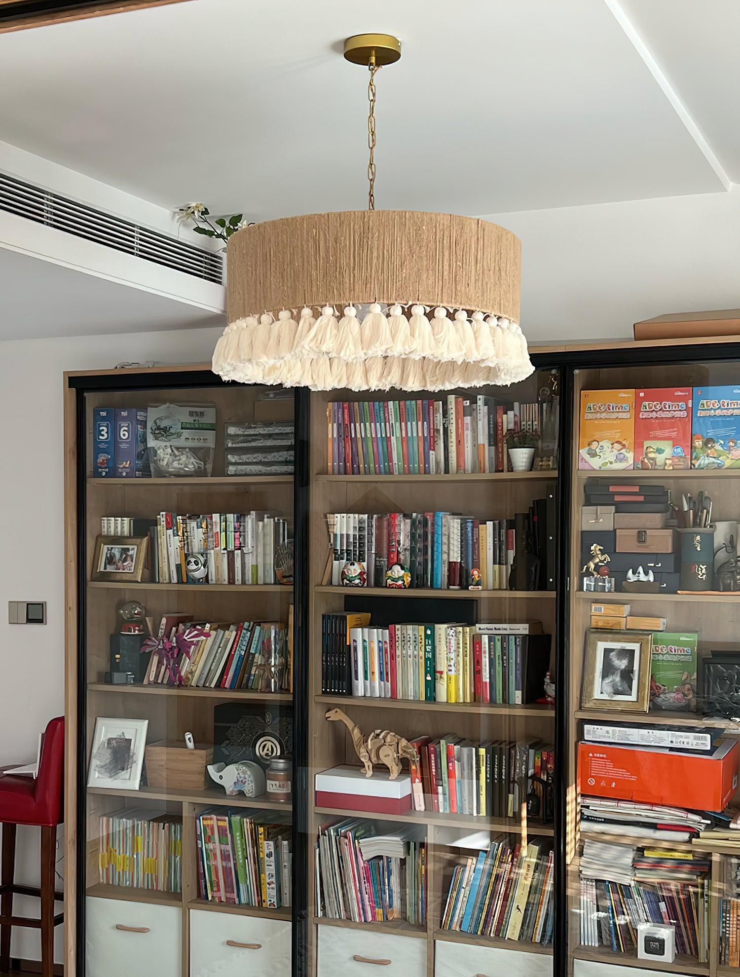 Lustra Pendant Lamp Cotton Tassels for Living Room - Letslighting