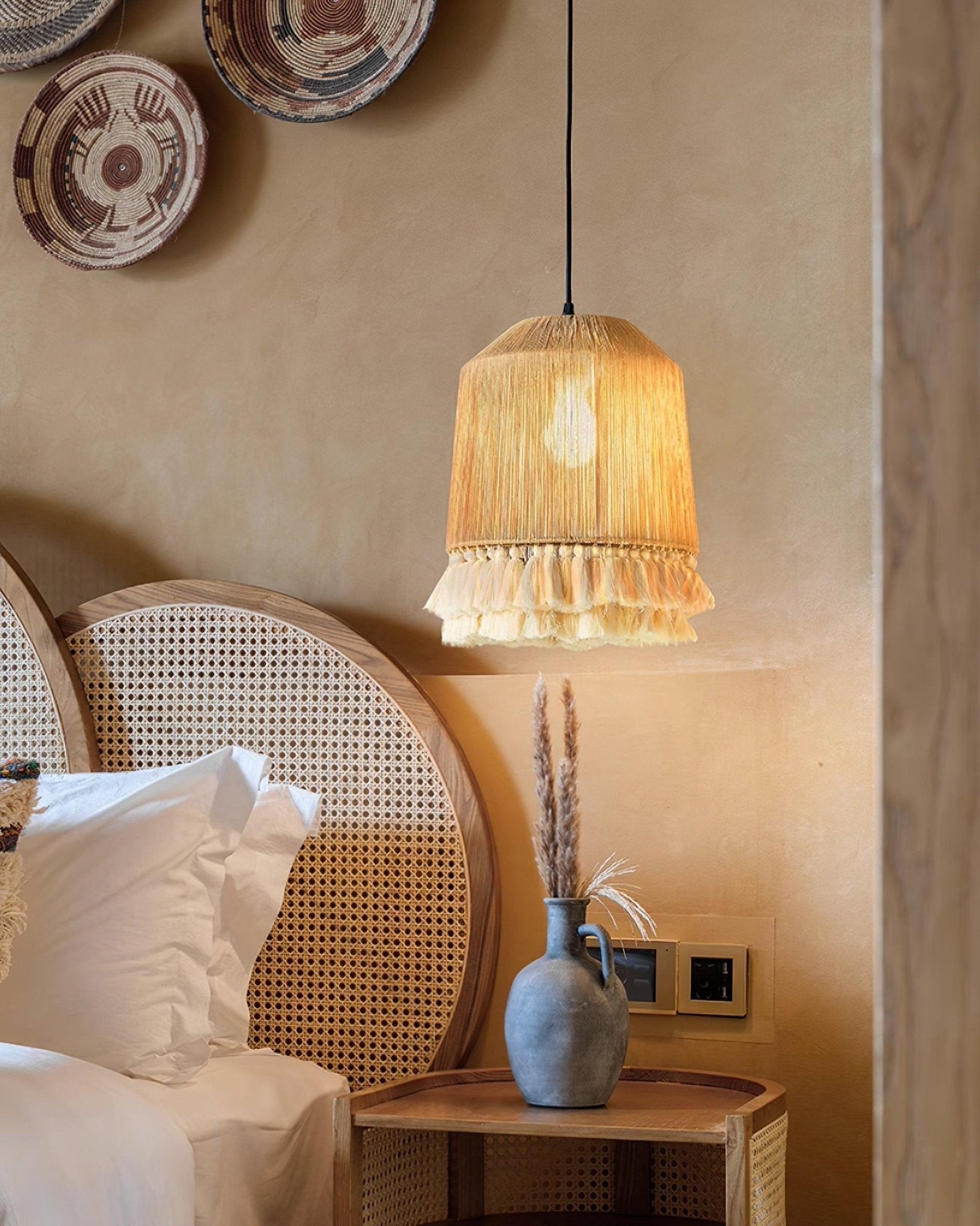 Lustra Pendant Lamp Cotton Tassels for Living Room - Letslighting