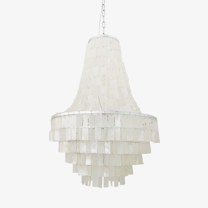 Aurora Chandelier Boho Shell Tiered - Letslighting
