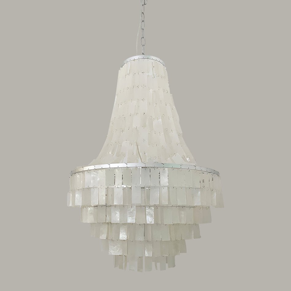 Aurora Chandelier Boho Shell Tiered - Letslighting