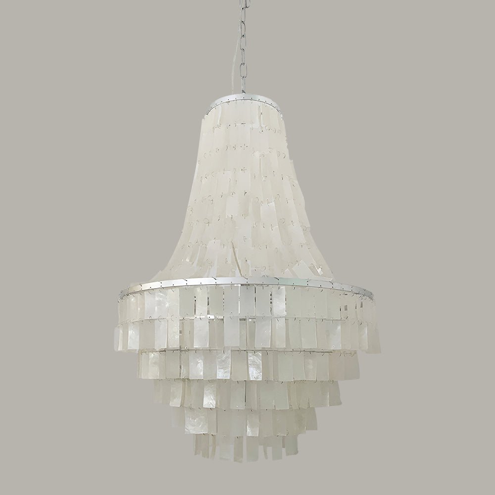 Aurora Chandelier Boho Shell Tiered - Letslighting