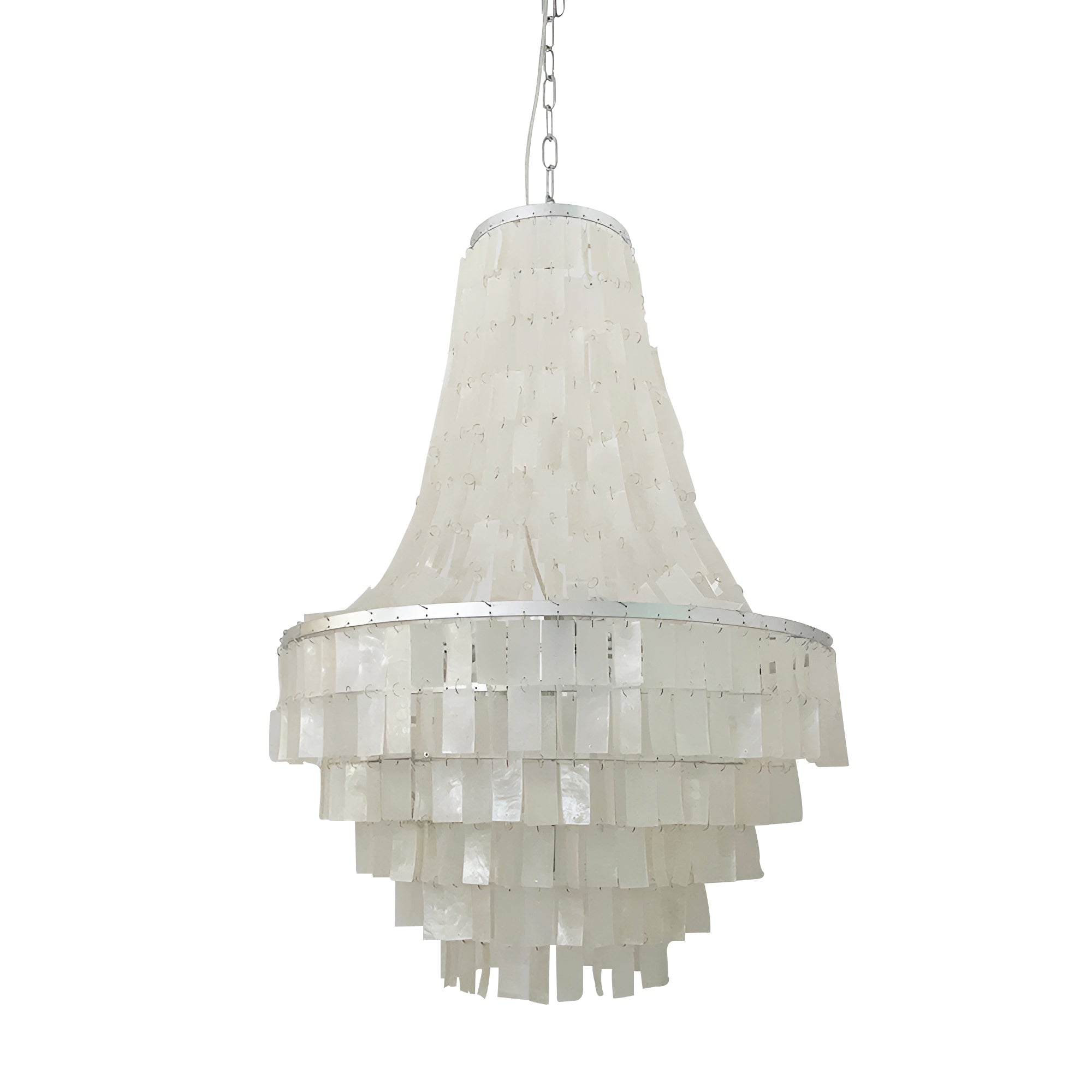 Aurora Chandelier Boho Shell Tiered - Letslighting