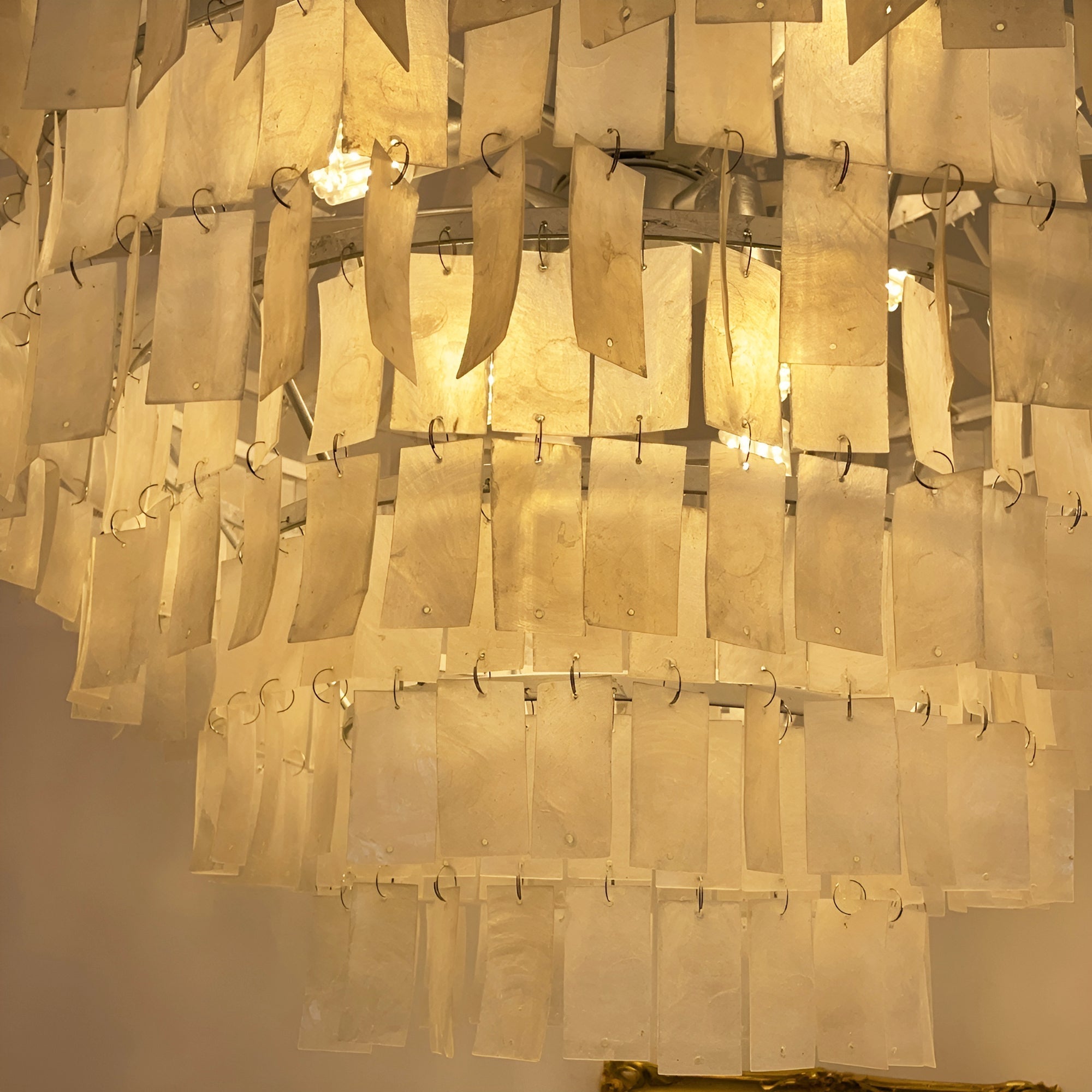 Aurora Chandelier Boho Shell Tiered - Letslighting
