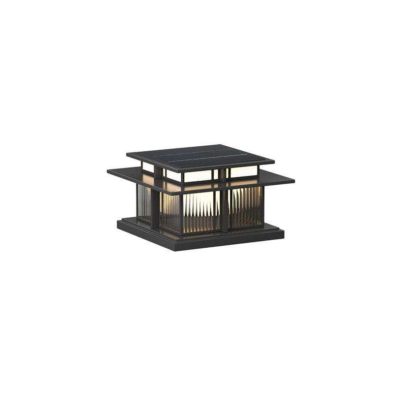 Ray Pillar Solar /HardWire Outdoor Light