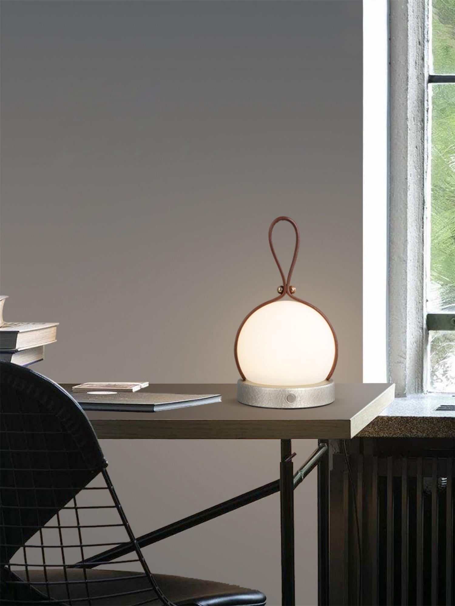 Orbitan Leather Table Lamp - Letslighting