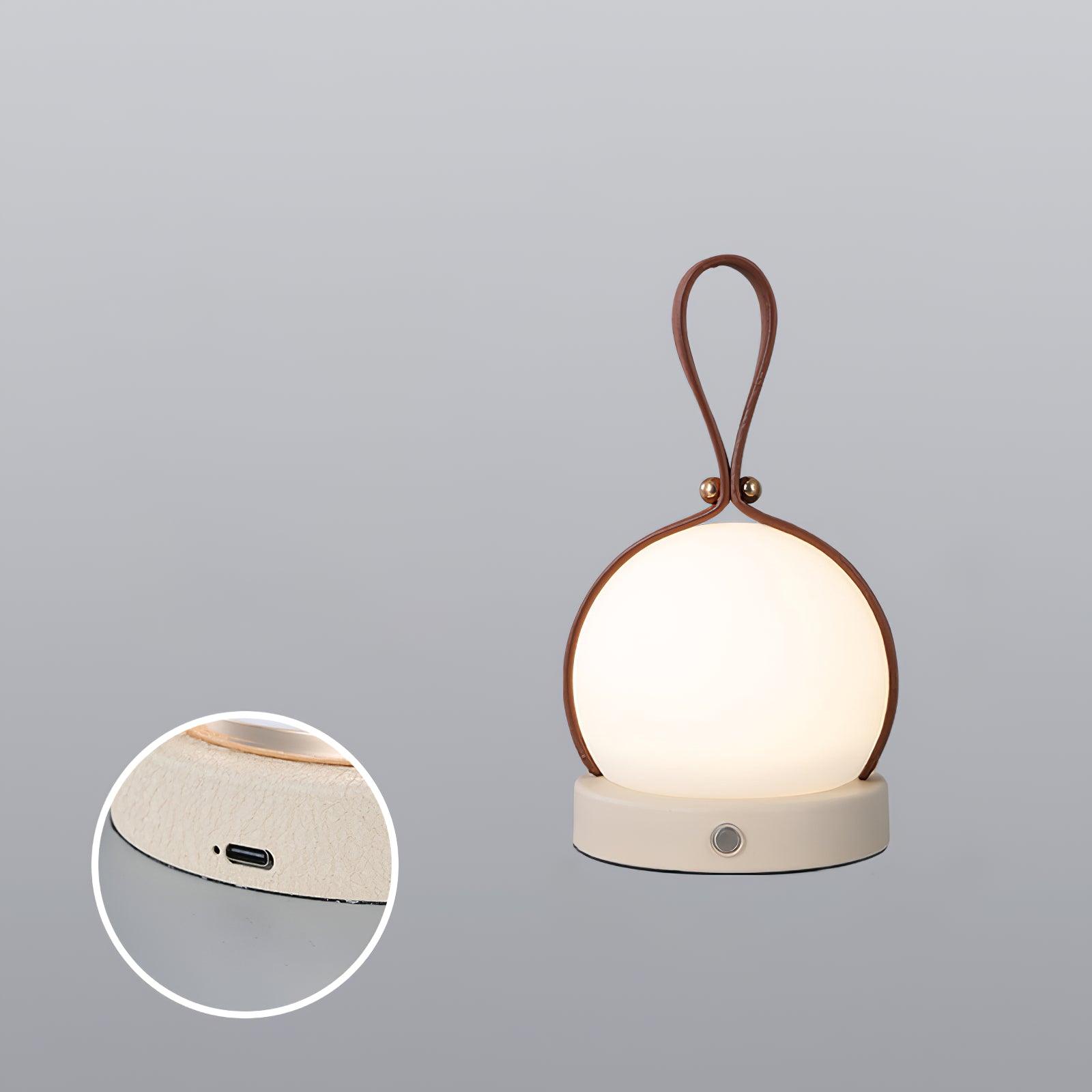 Orbitan Leather Table Lamp - Letslighting
