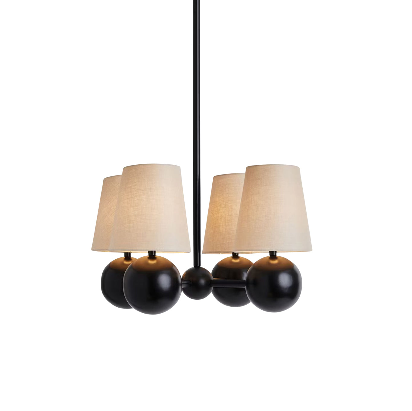 Aevuvyj Premium Elegance Brass Fabric Chandelier - Letslighting