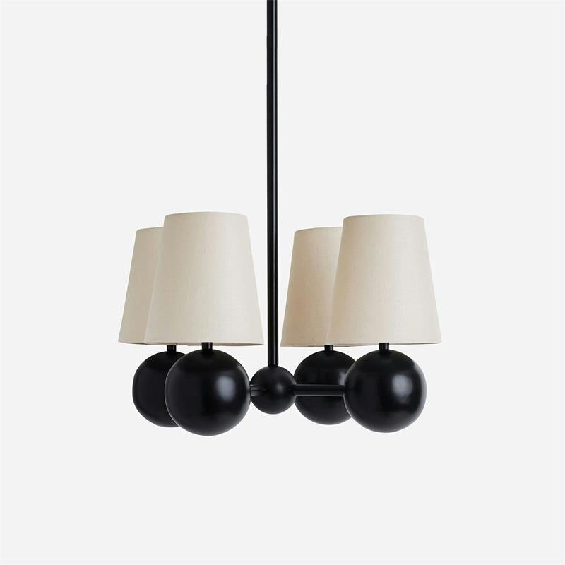 Aevuvyj Premium Elegance Brass Fabric Chandelier - Letslighting