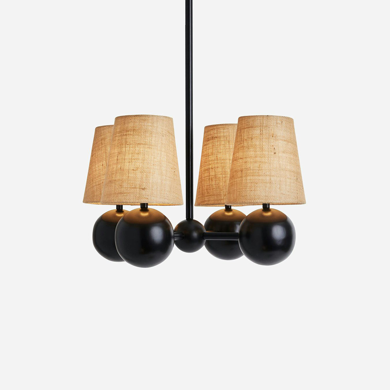 Aevuvyj Premium Elegance Brass Fabric Chandelier - Letslighting