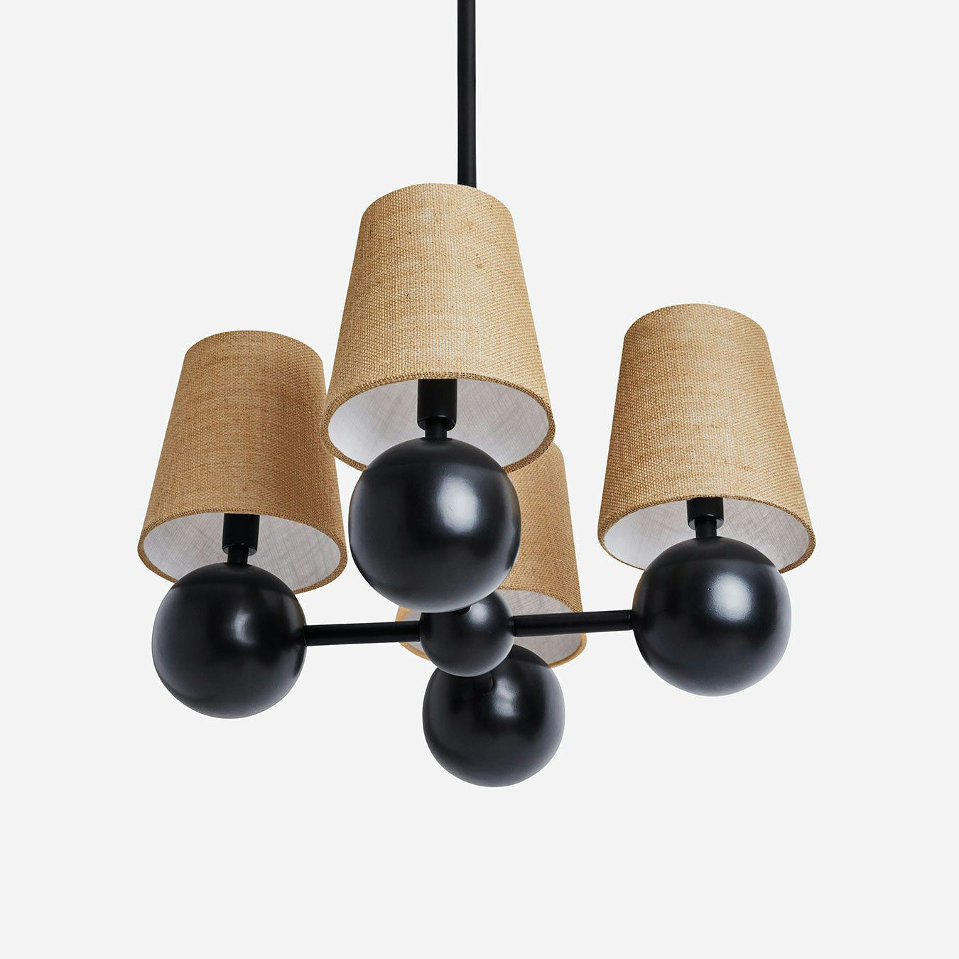 Aevuvyj Premium Elegance Brass Fabric Chandelier - Letslighting