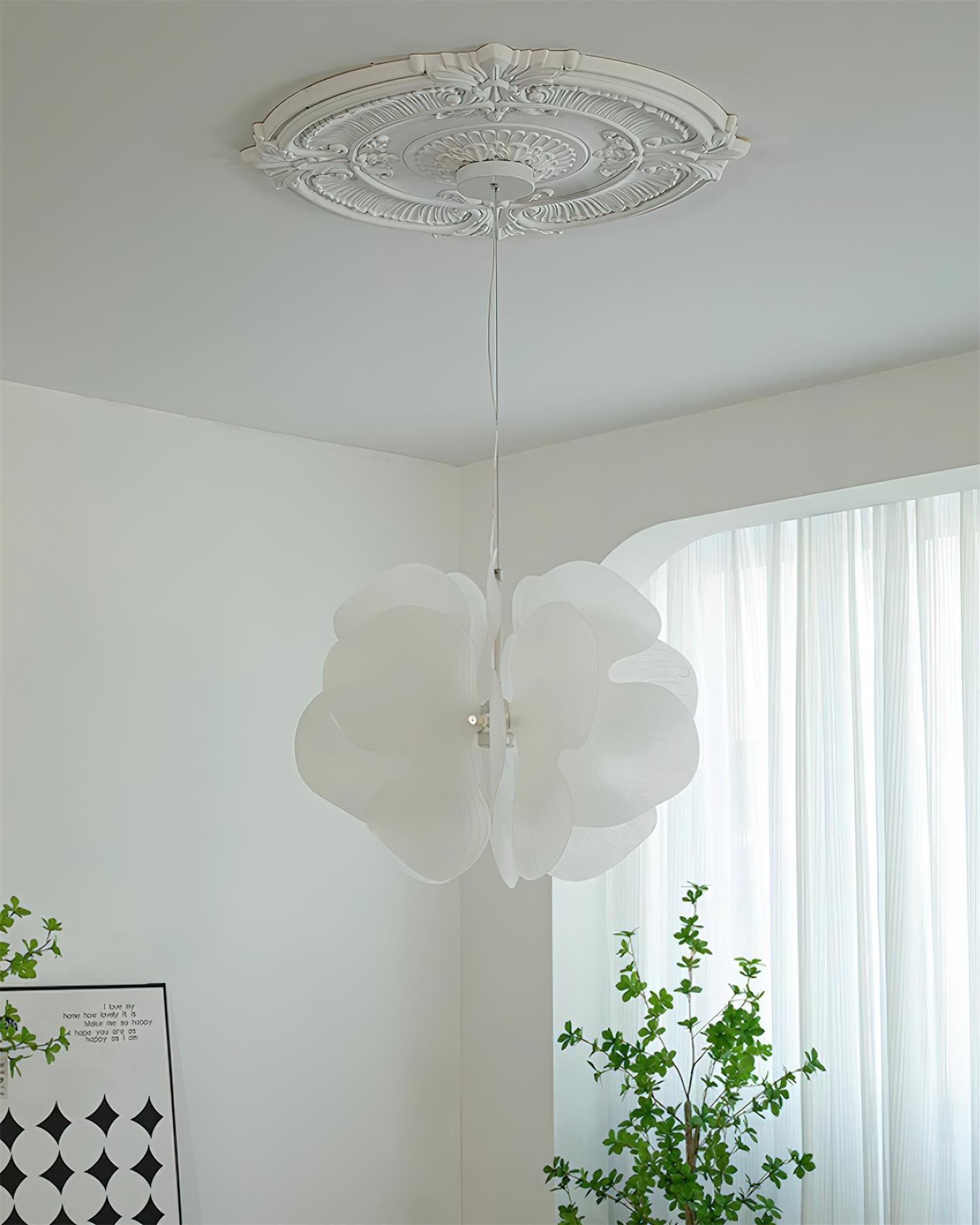 Bolide Pendant Lamp Petal Floral Organic - Letslighting