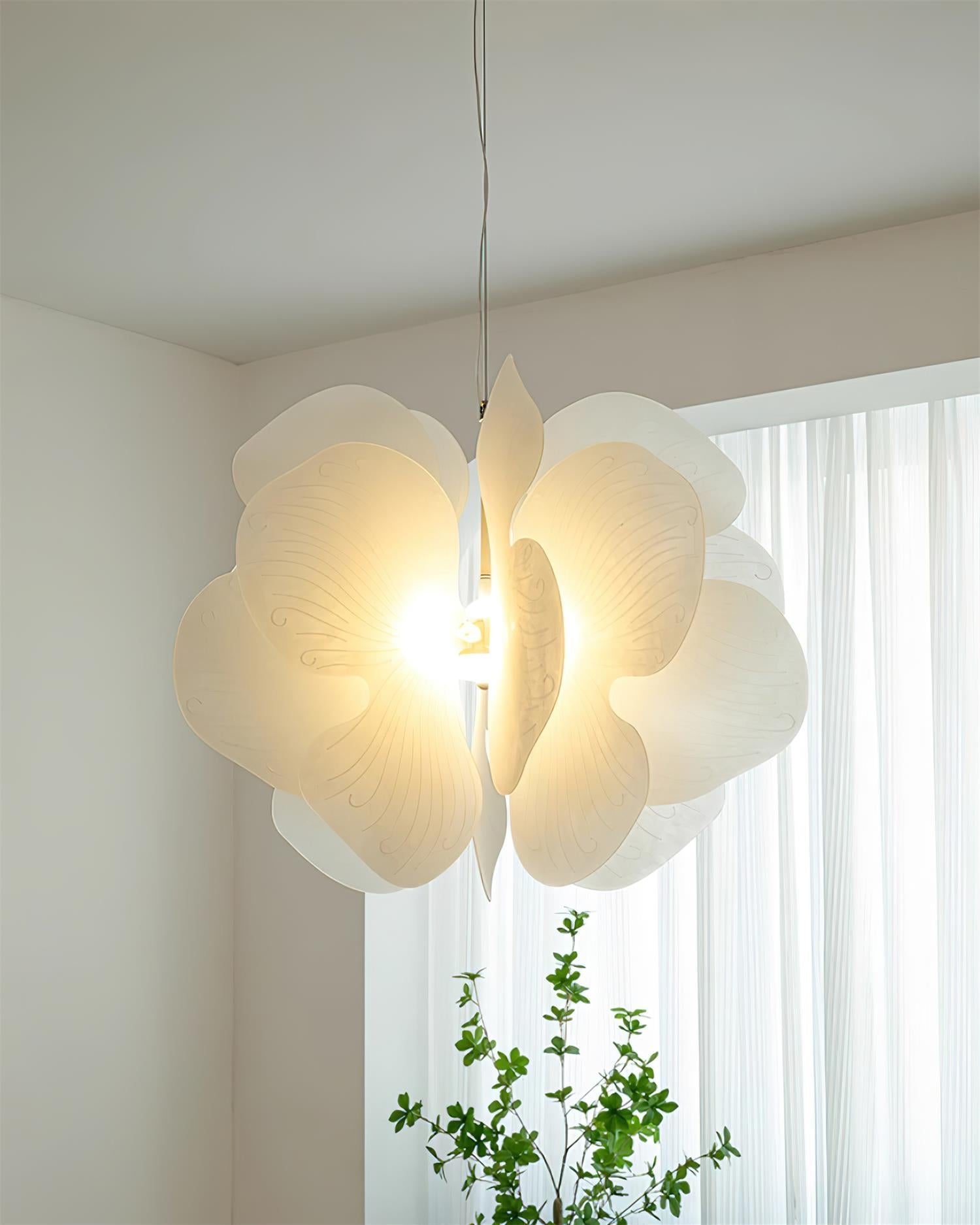Bolide Pendant Lamp Petal Floral Organic - Letslighting