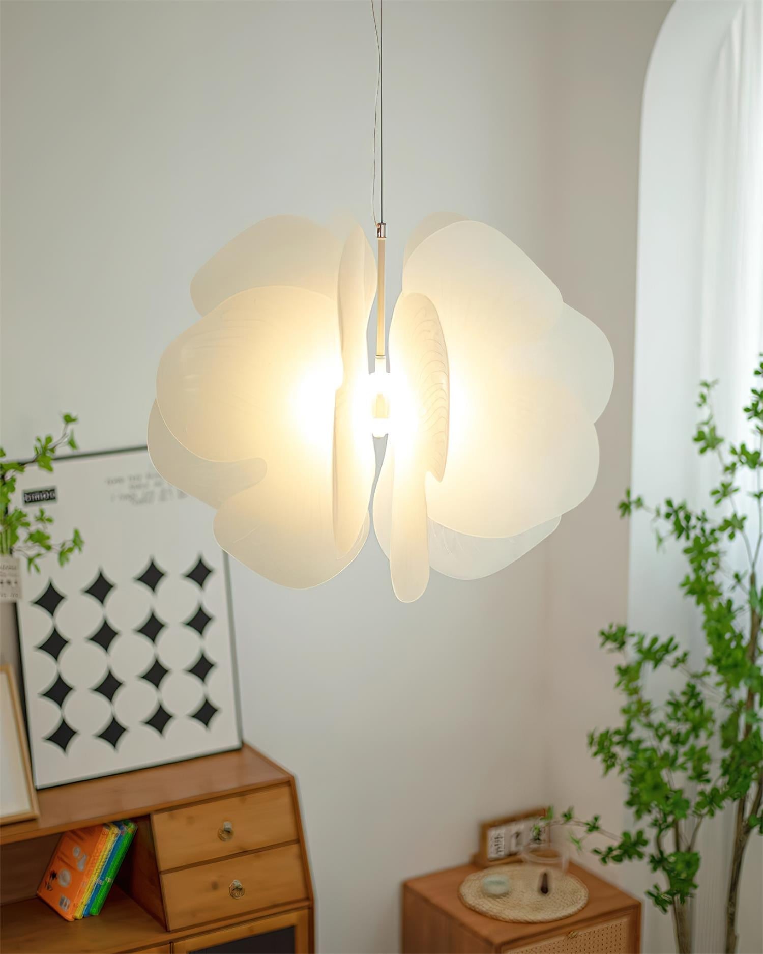 Bolide Pendant Lamp Petal Floral Organic - Letslighting