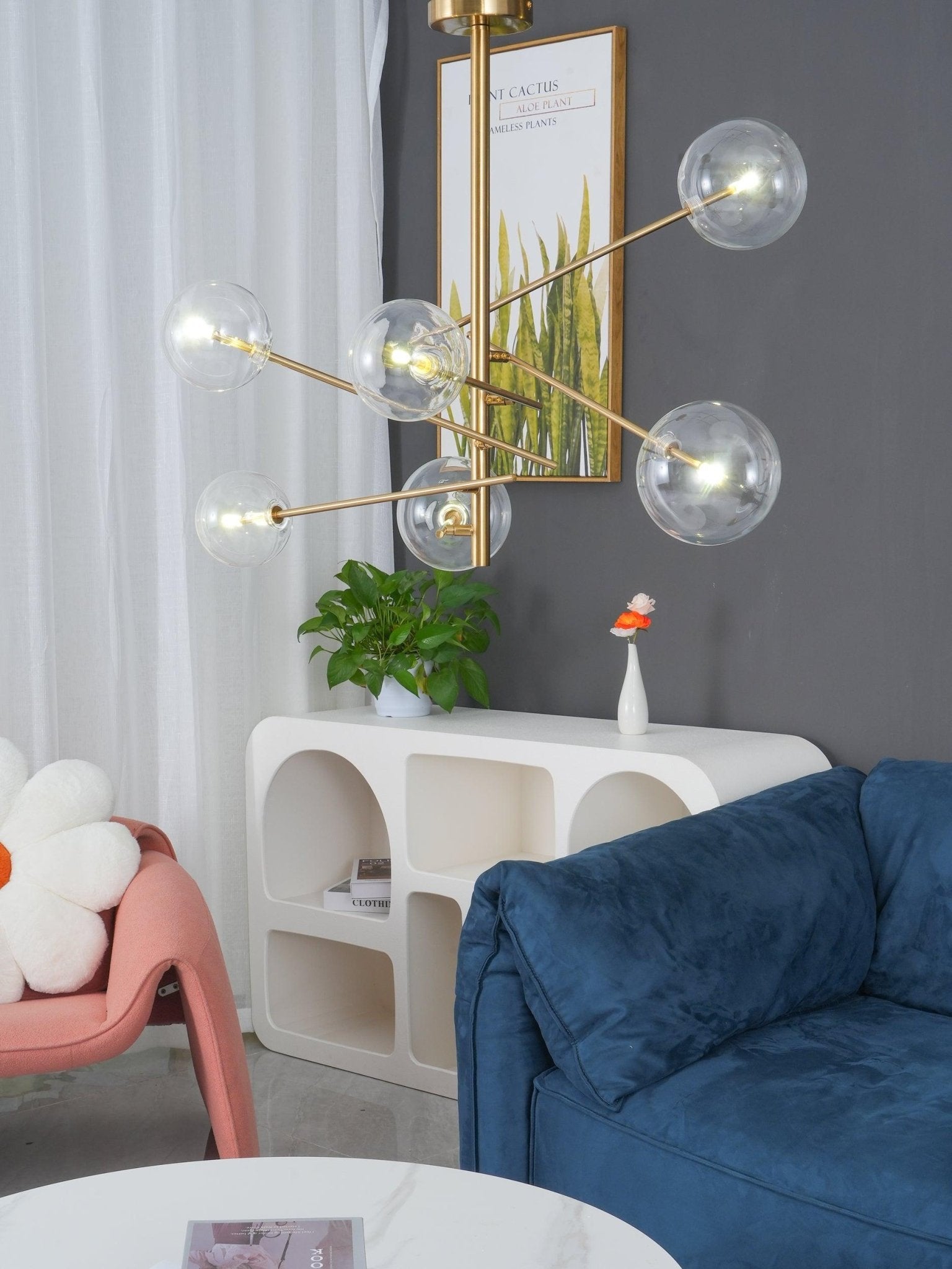 Lustra Chandelier LED Clear Crystal - Letslighting