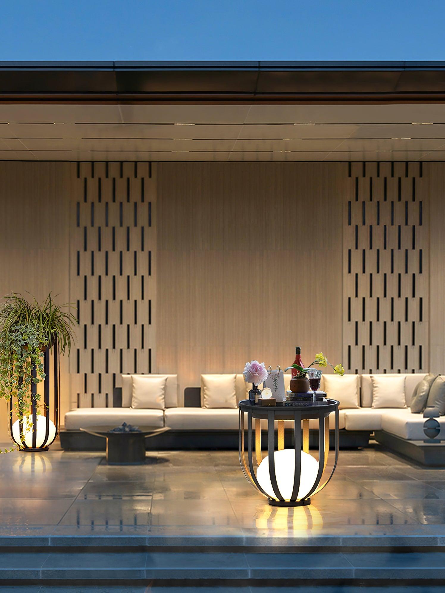 Tera Steel Acrylic Floor Lamp - Letslighting