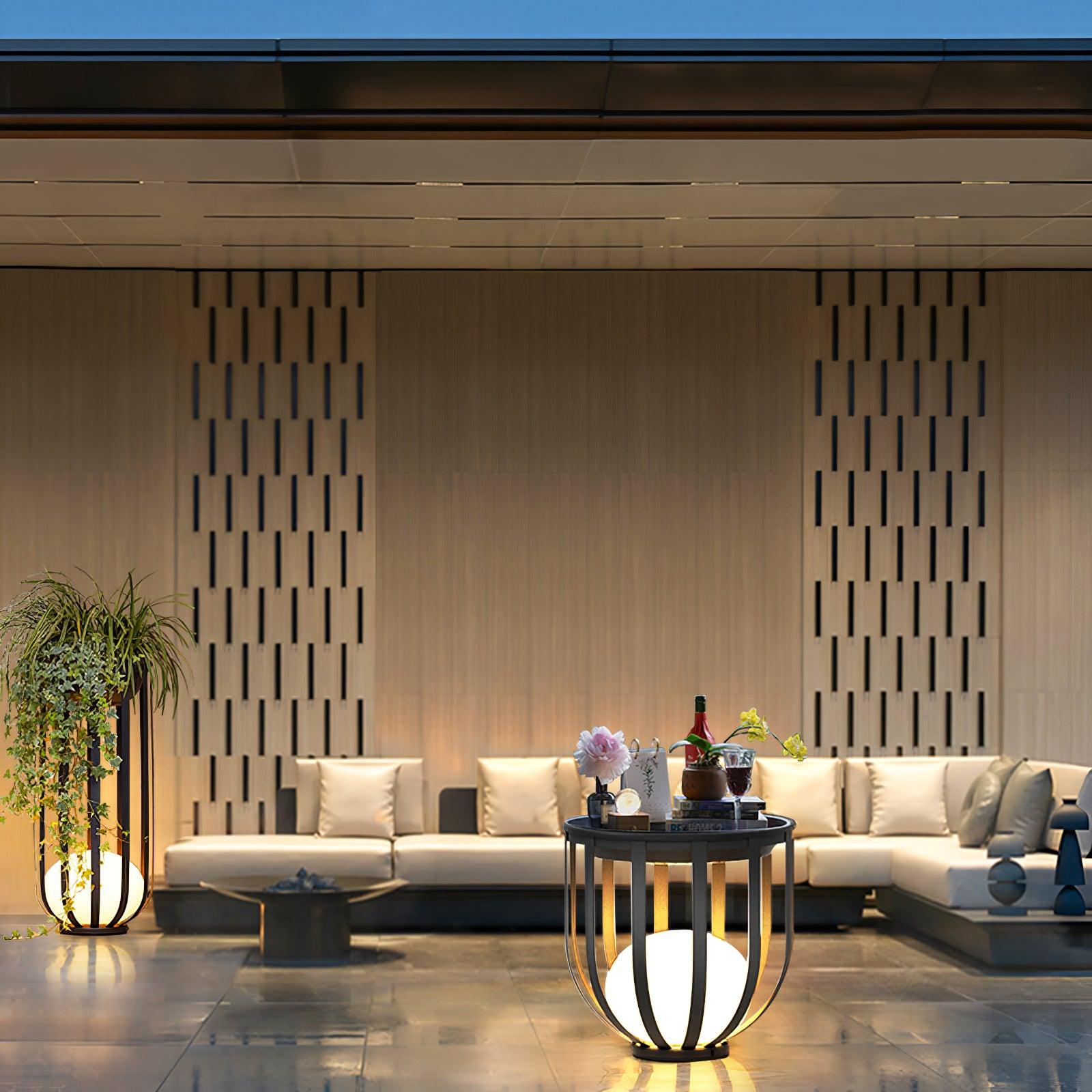 Tera Steel Acrylic Floor Lamp - Letslighting