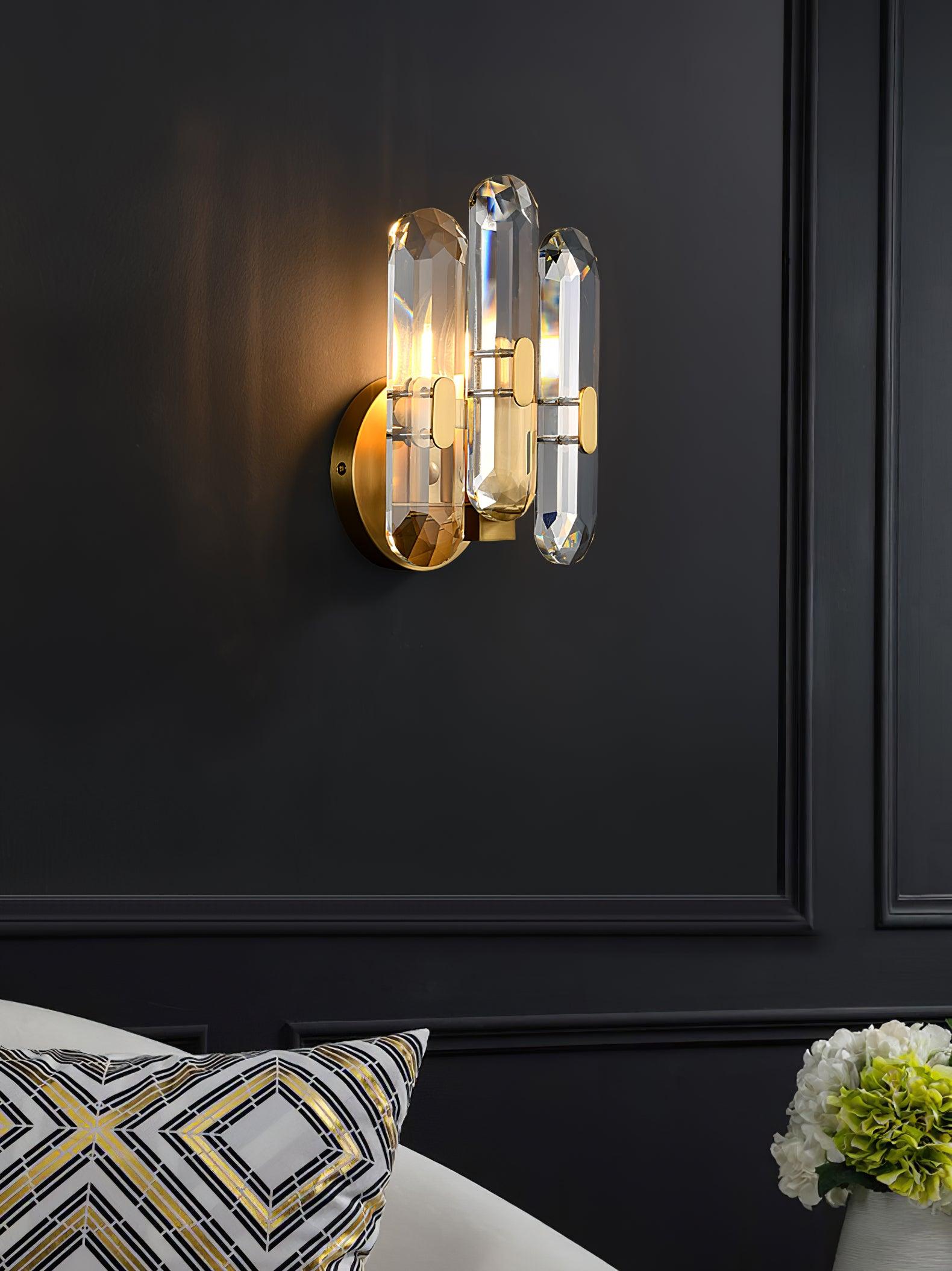 Kristy Postmodern Luxury Crystal Sconce Wall Lamp - Letslighting