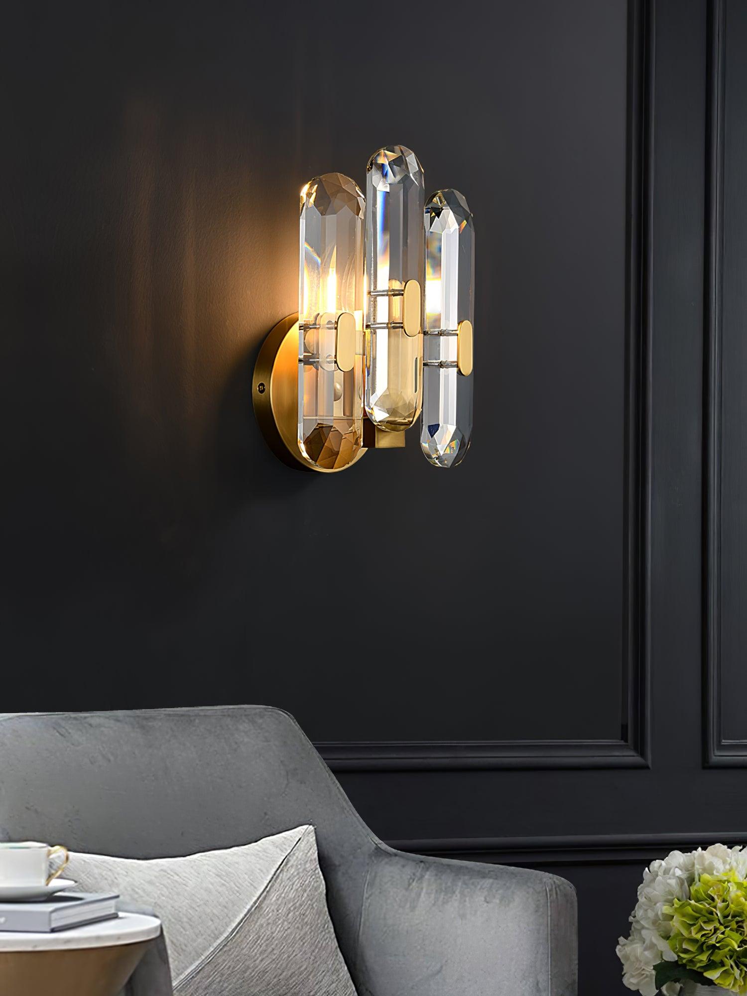 Kristy Postmodern Luxury Crystal Sconce Wall Lamp - Letslighting