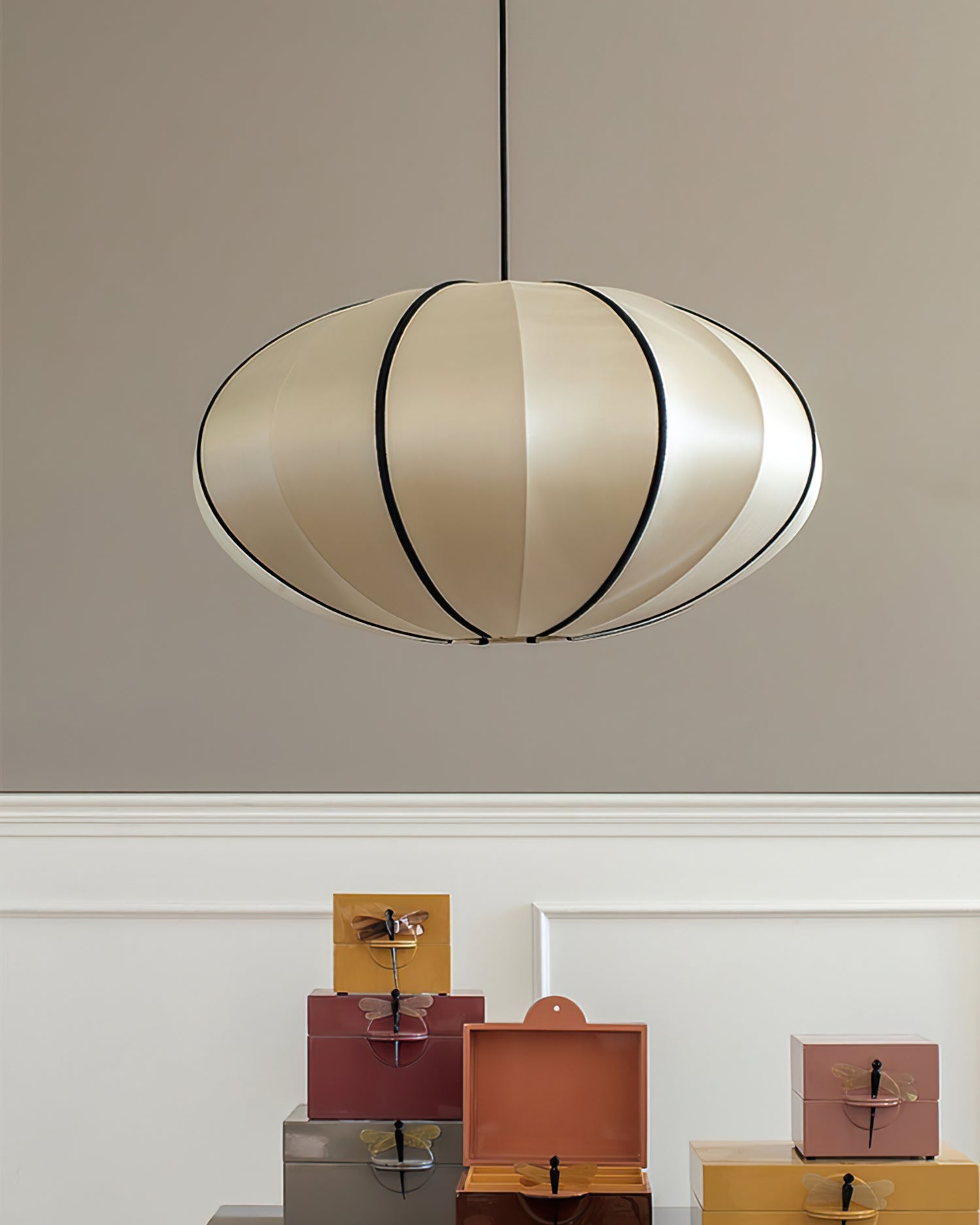Daphne Modern Fabric Pendant Lamp - Letslighting