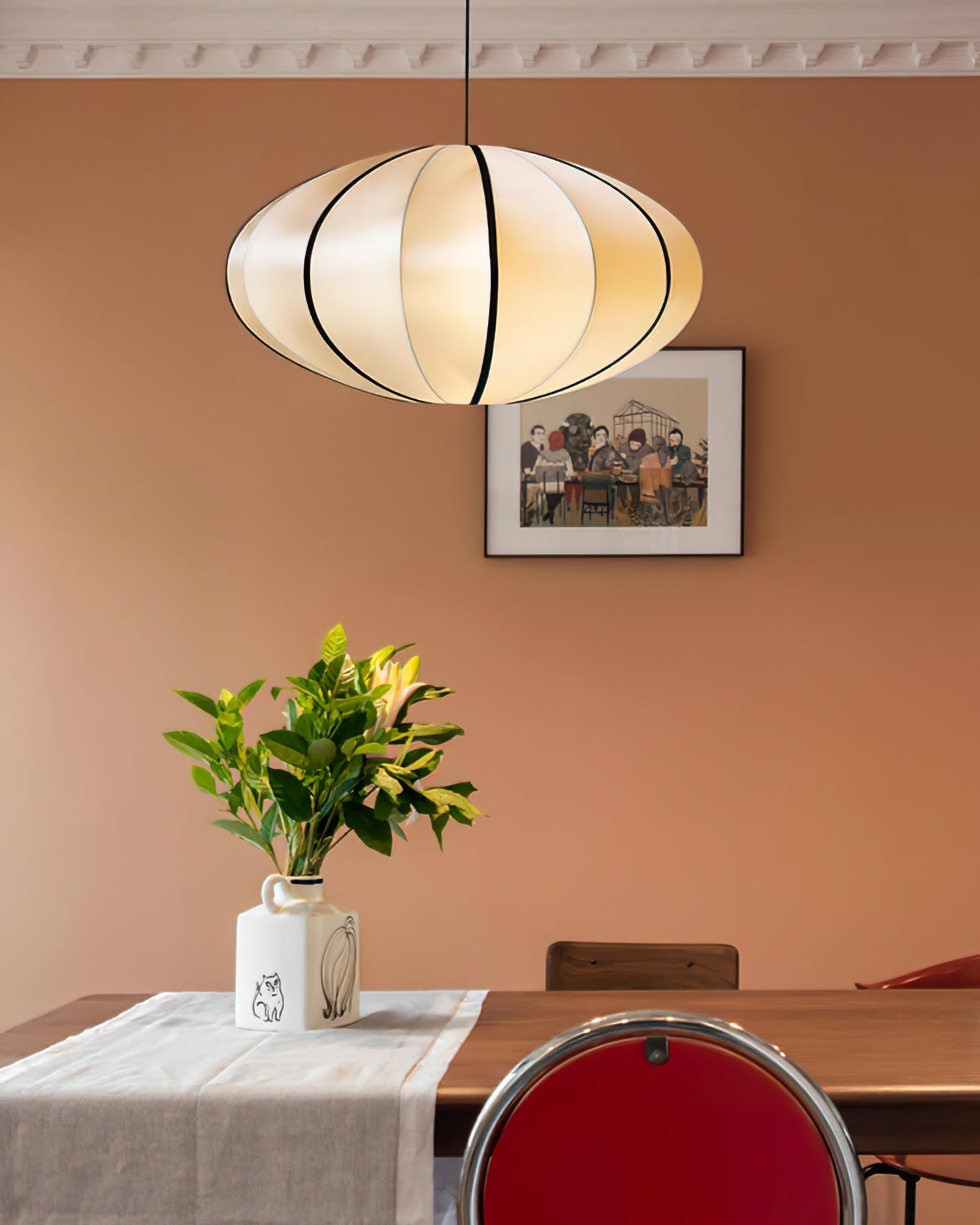 Daphne Modern Fabric Pendant Lamp - Letslighting