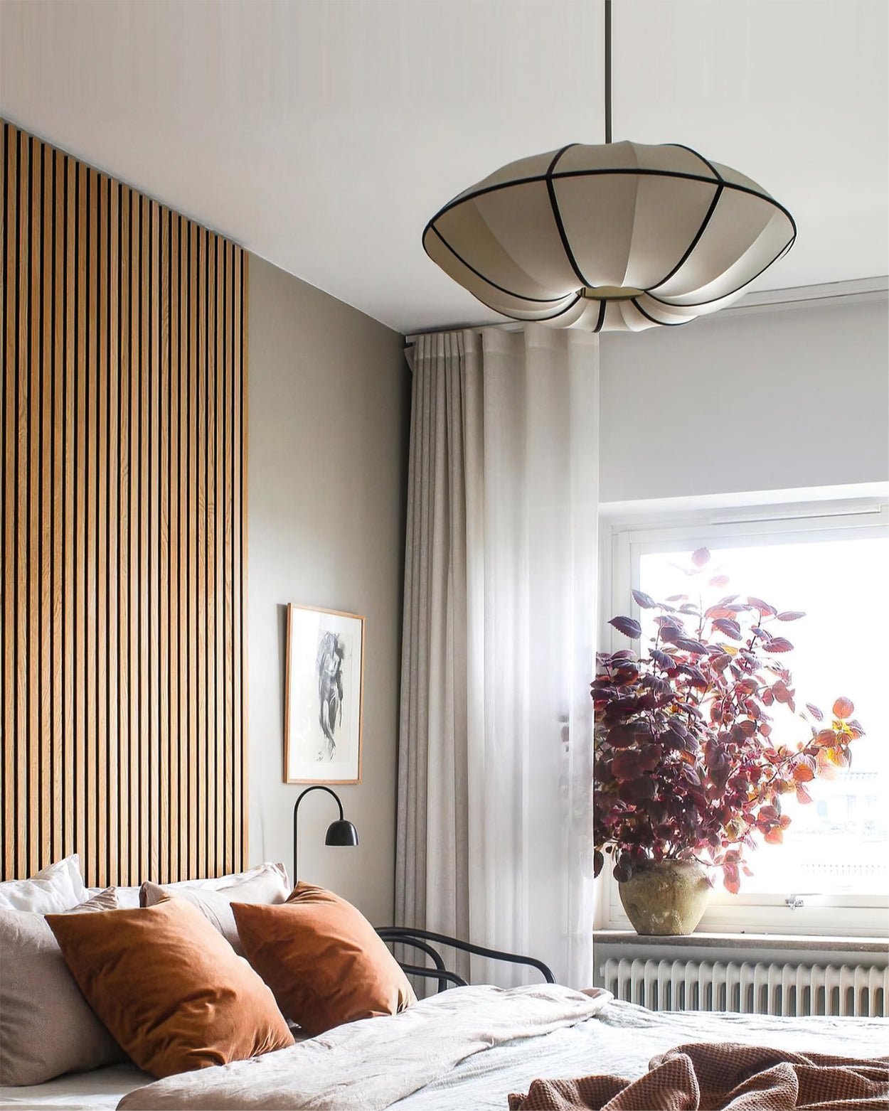 Daphne Modern Fabric Pendant Lamp - Letslighting