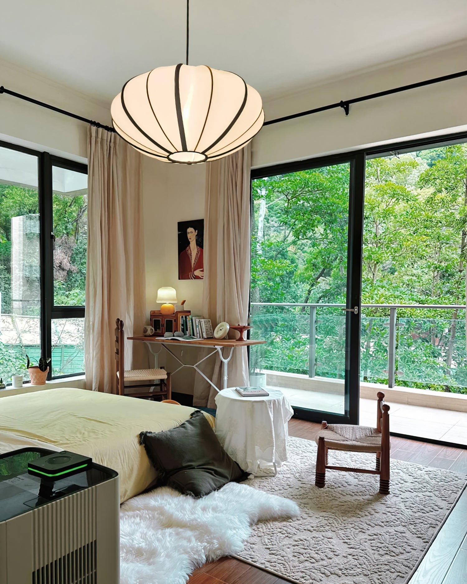 Daphne Modern Fabric Pendant Lamp - Letslighting