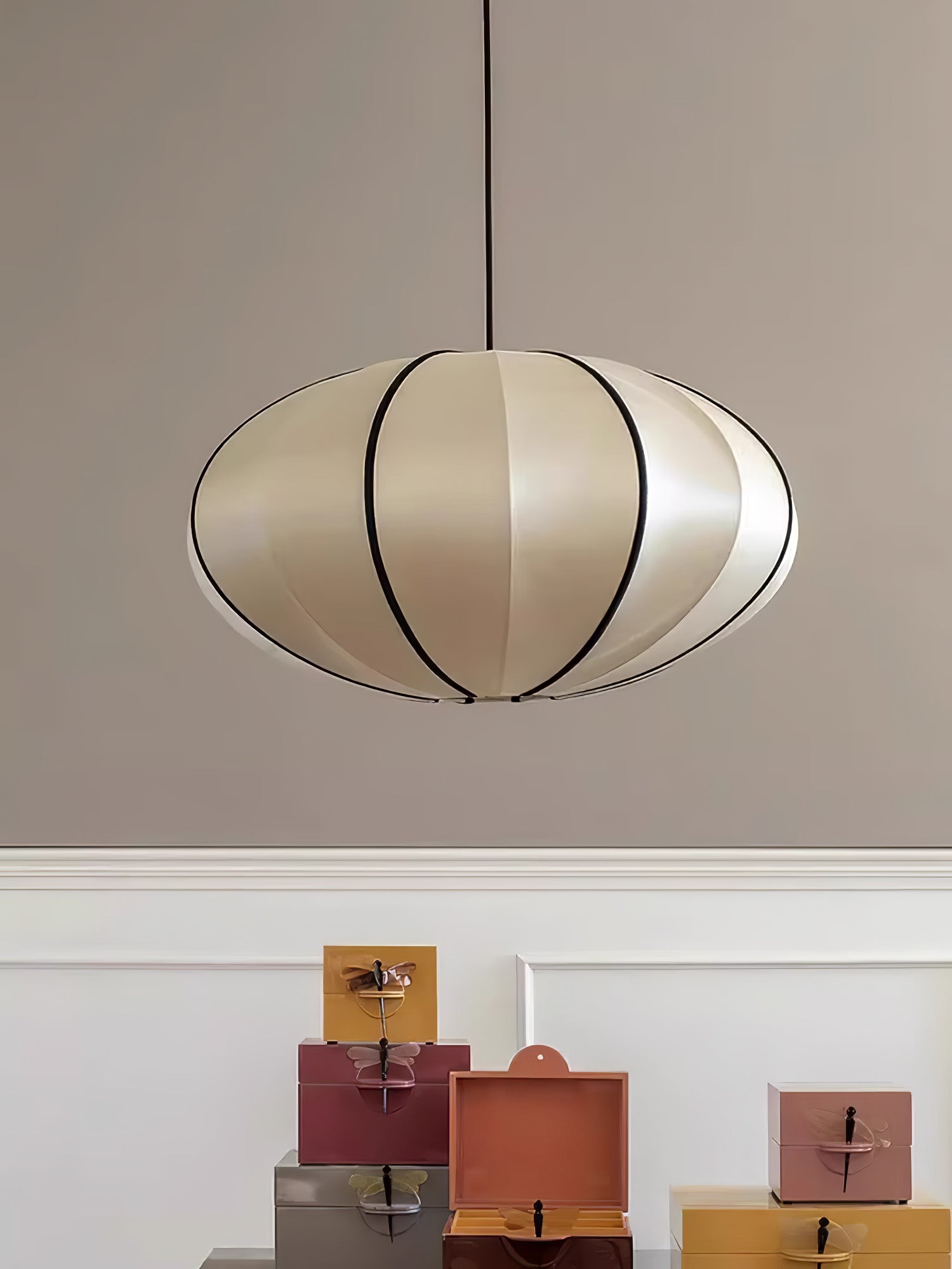 Daphne Modern Fabric Pendant Lamp - Letslighting
