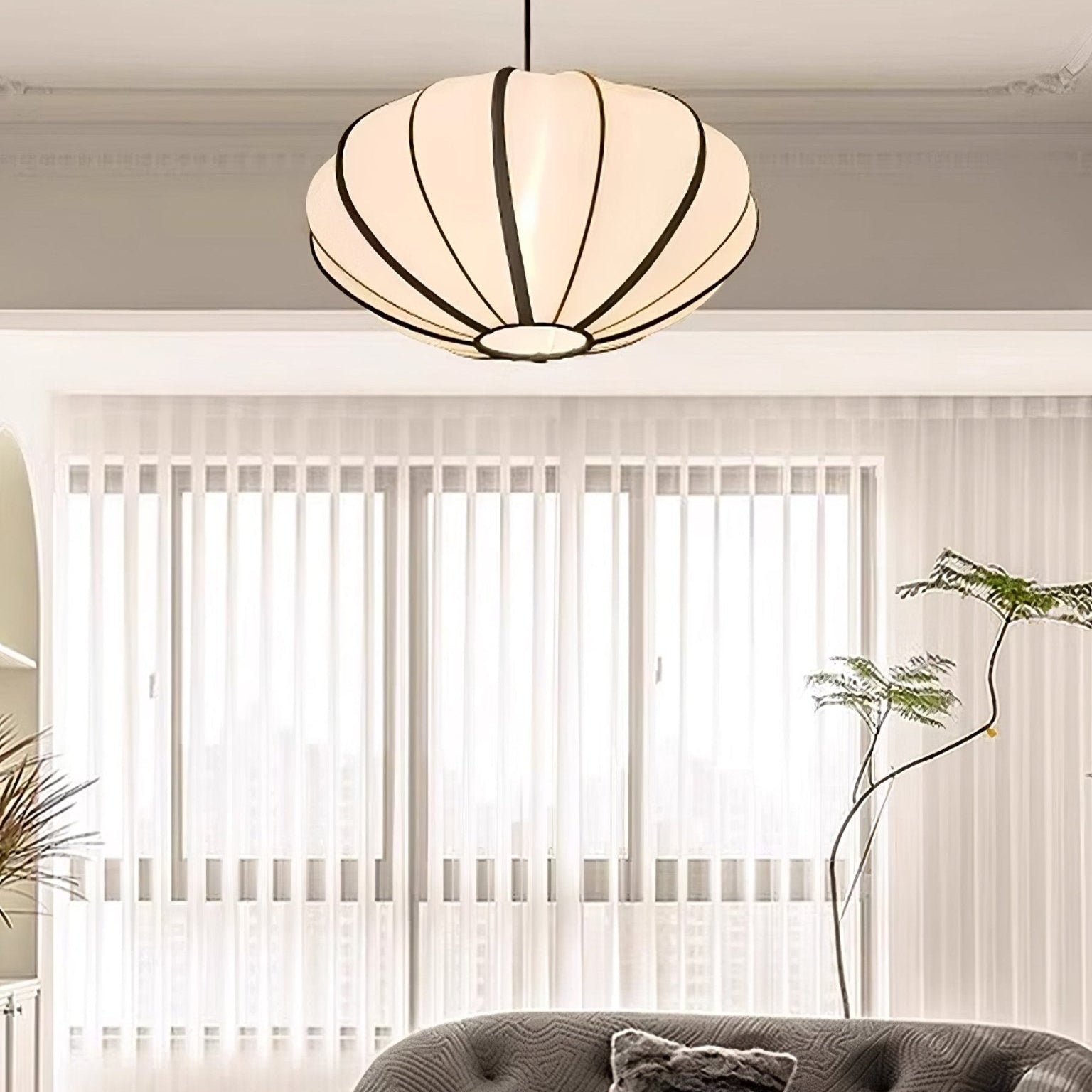 Daphne Modern Fabric Pendant Lamp - Letslighting