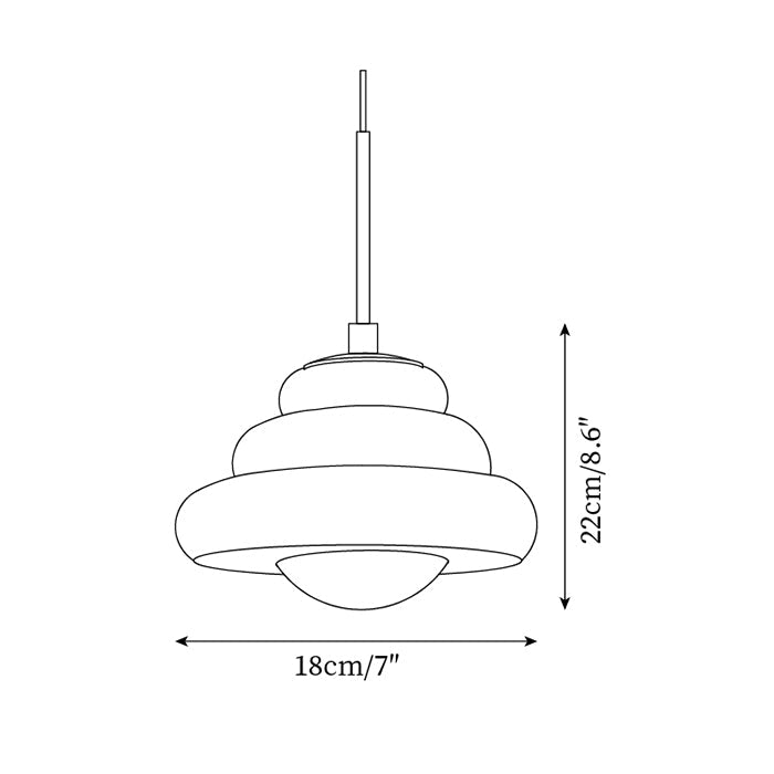 Vortex Retro Pendant Light - Letslighting