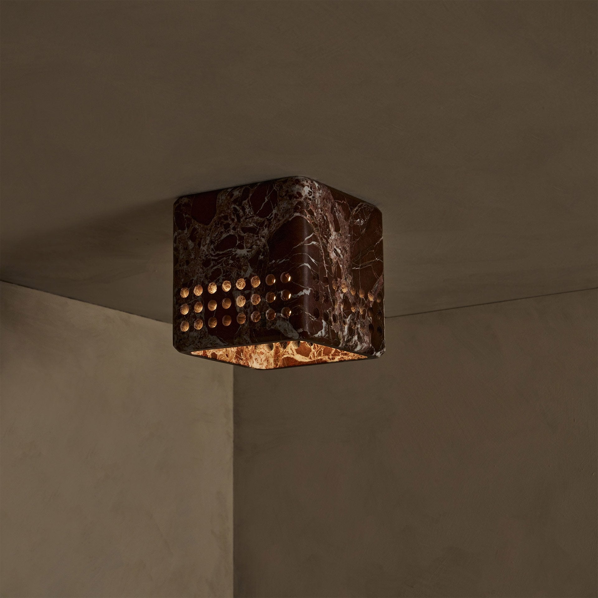 Bond Modern Minimalist Marble Ceiling Lamp - Letslighting