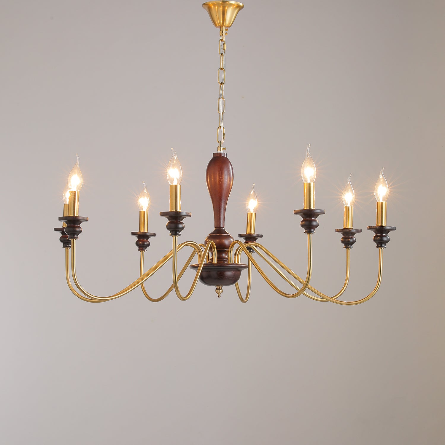 Ilvenan Traditional Elegance Vintage Wood Chandelier - Letslighting