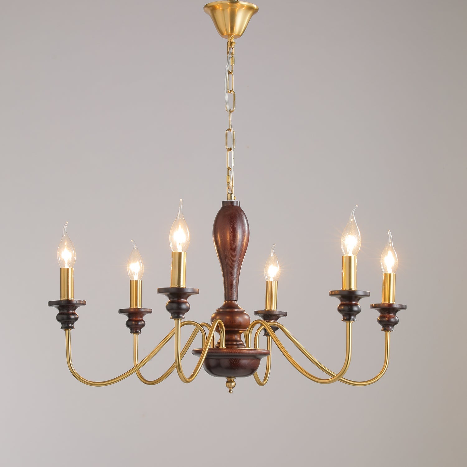Ilvenan Traditional Elegance Vintage Wood Chandelier - Letslighting