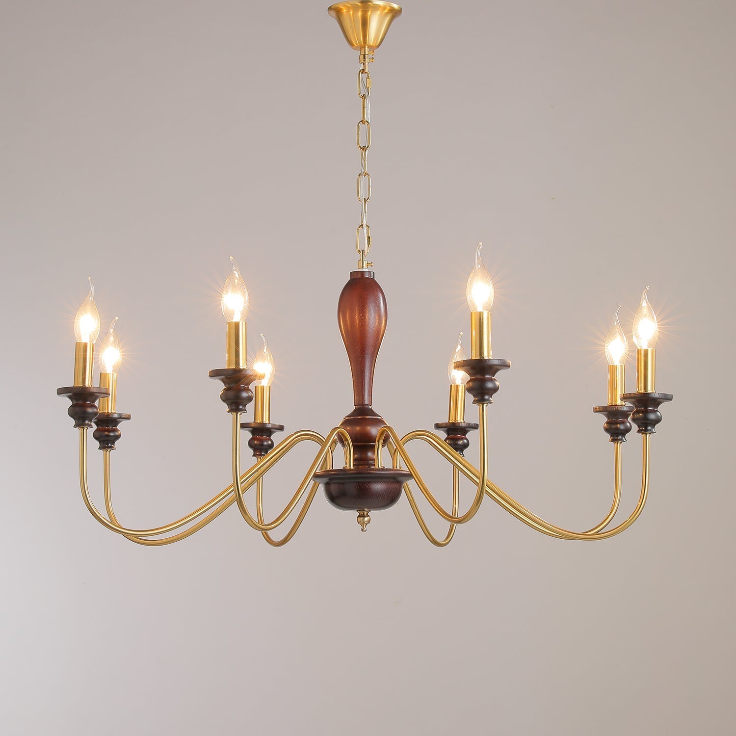 Ilvenan Traditional Elegance Vintage Wood Chandelier - Letslighting