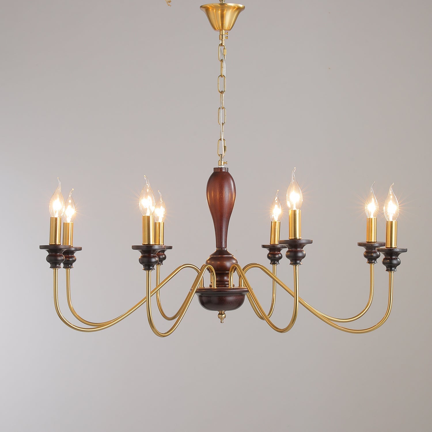 Ilvenan Traditional Elegance Vintage Wood Chandelier - Letslighting