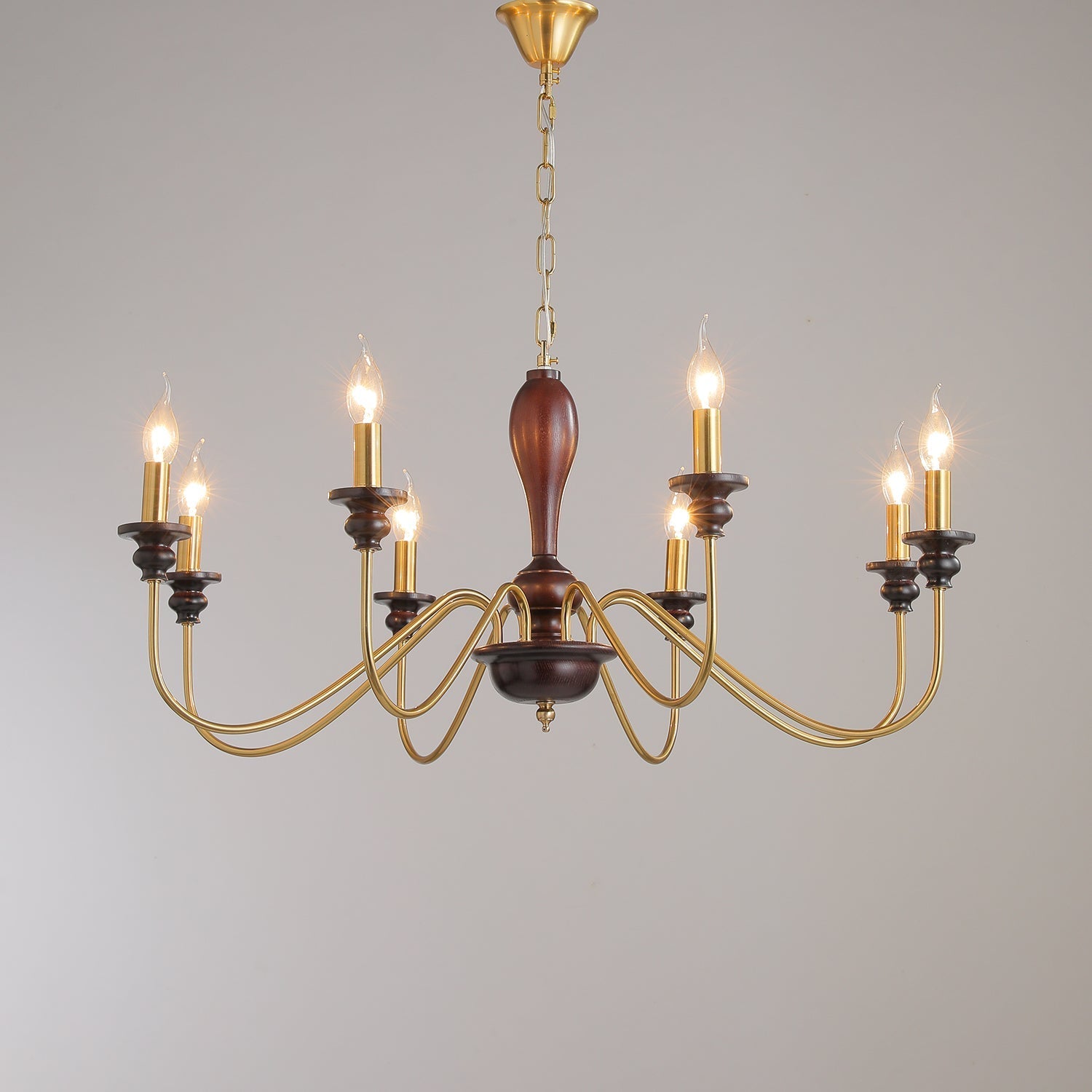 Ilvenan Traditional Elegance Vintage Wood Chandelier - Letslighting
