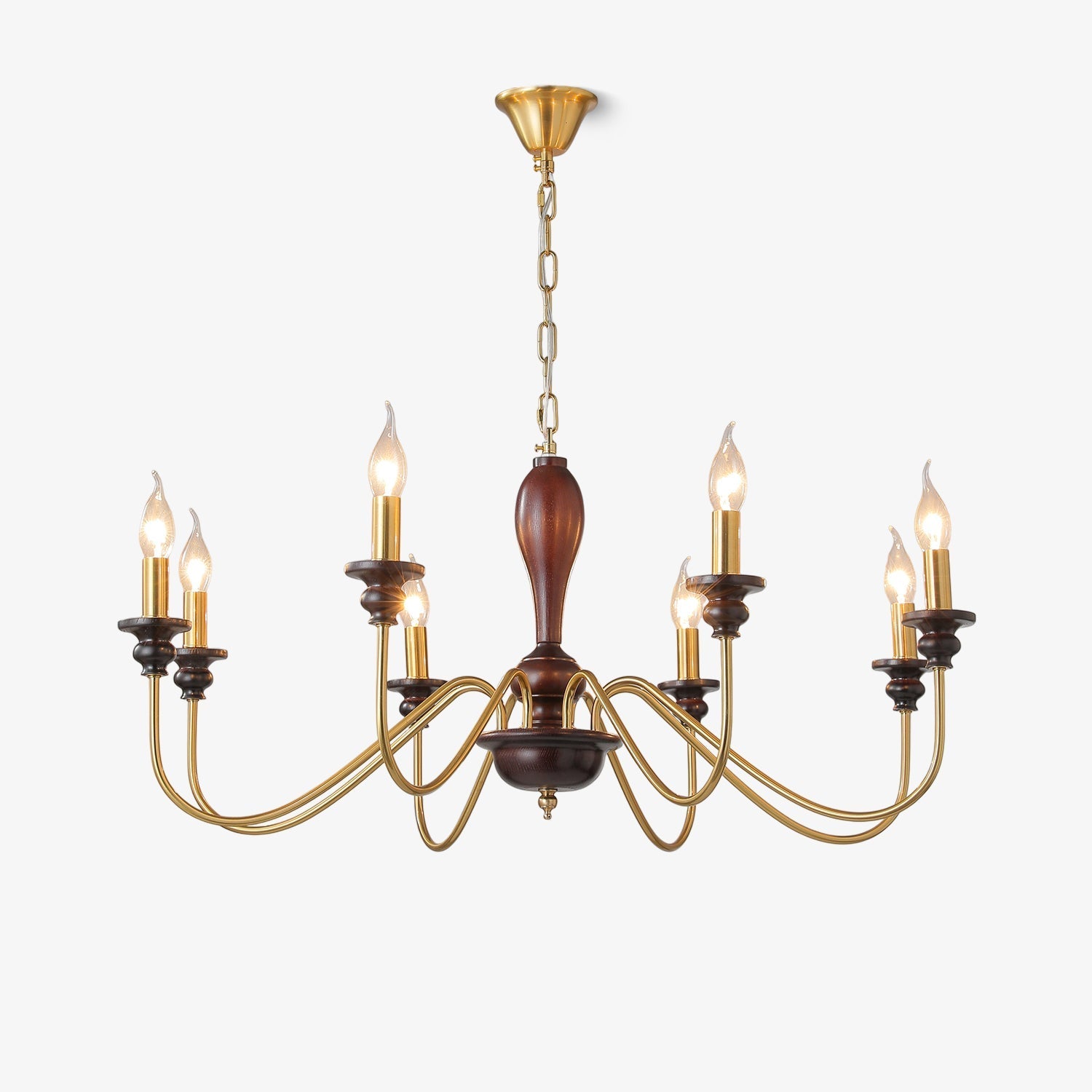 Ilvenan Traditional Elegance Vintage Wood Chandelier - Letslighting