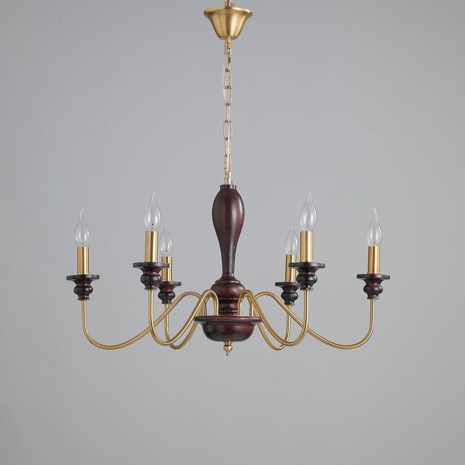 Ilvenan Traditional Elegance Vintage Wood Chandelier - Letslighting