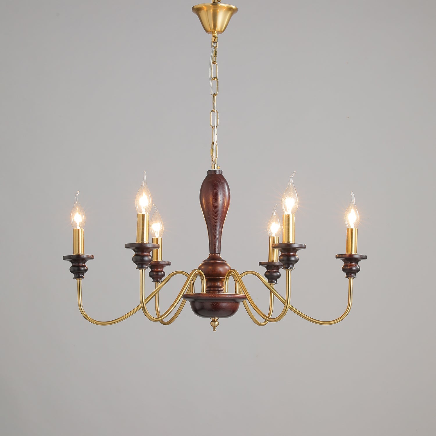 Ilvenan Traditional Elegance Vintage Wood Chandelier - Letslighting