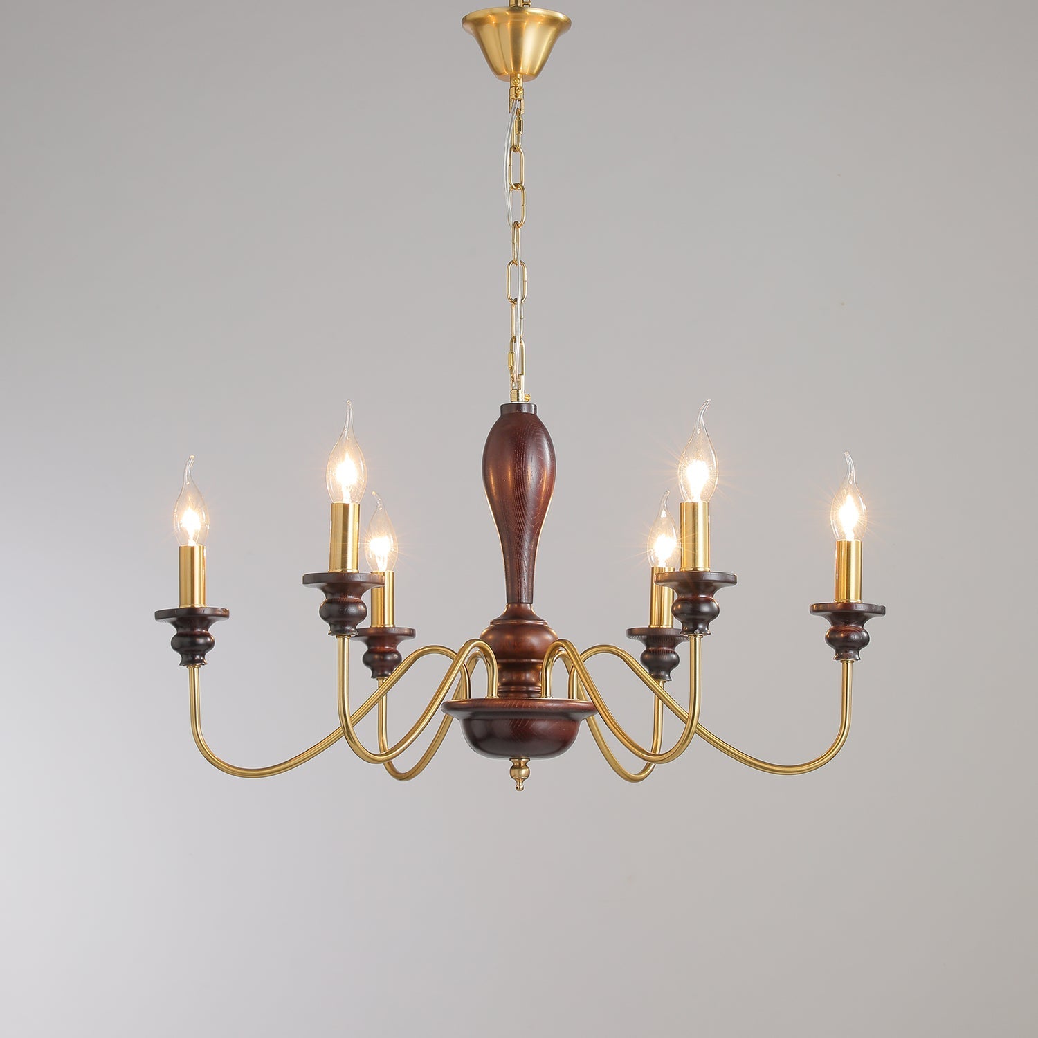 Ilvenan Traditional Elegance Vintage Wood Chandelier - Letslighting