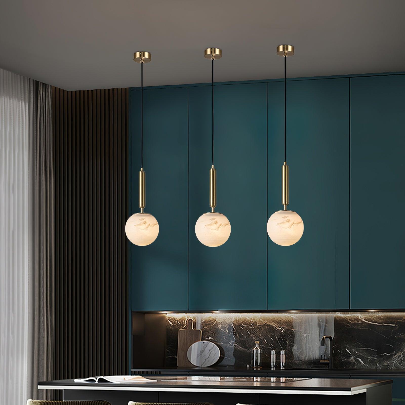 Calliope Alabaster Pendant Light - Letslighting