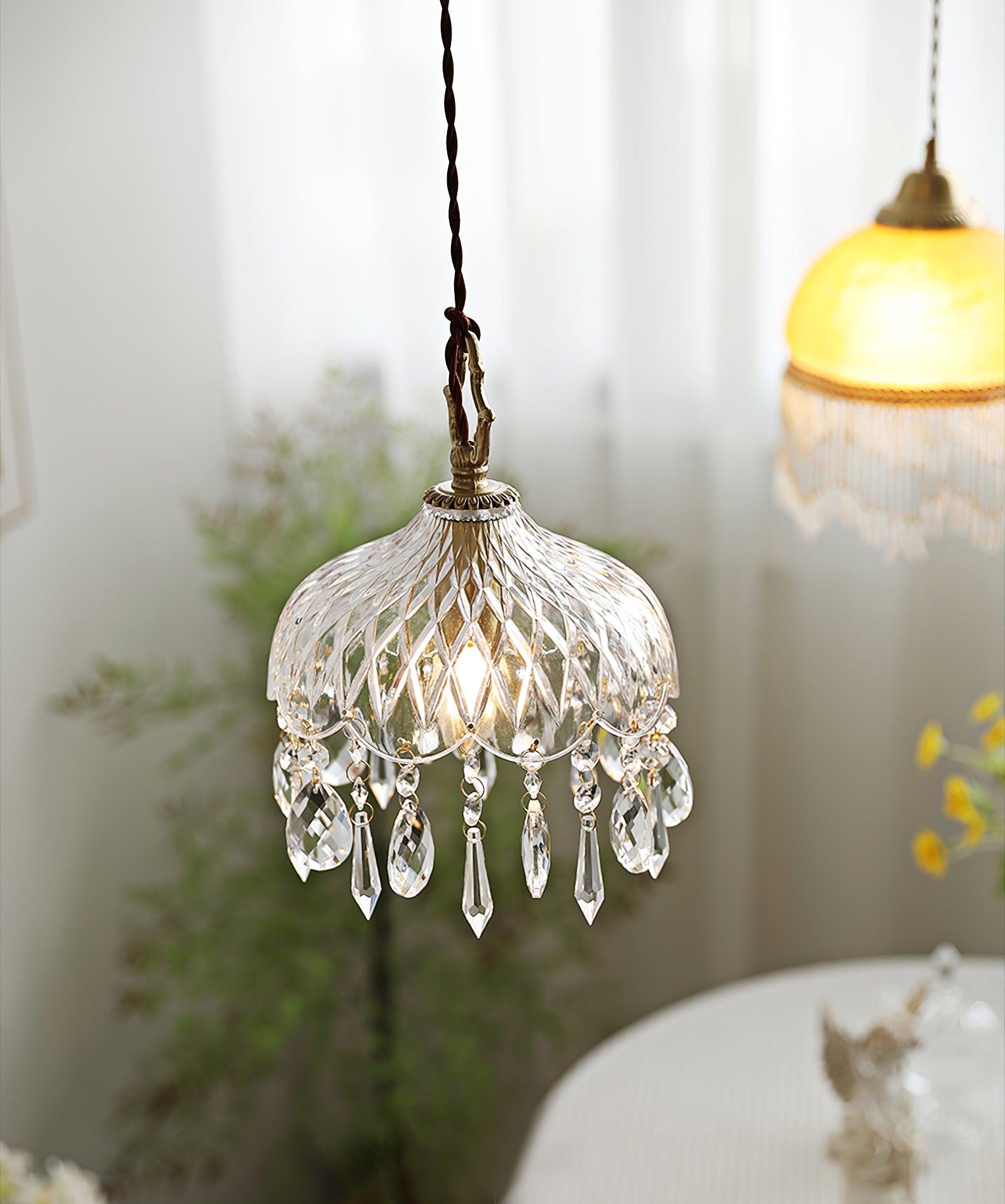 Elyran Crystal Vintage Pendant Lamp - Letslighting