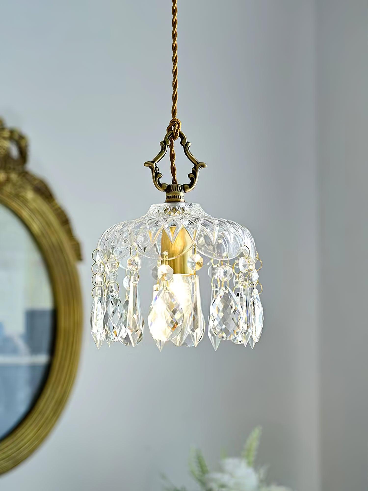 Elyran Crystal Vintage Pendant Lamp - Letslighting