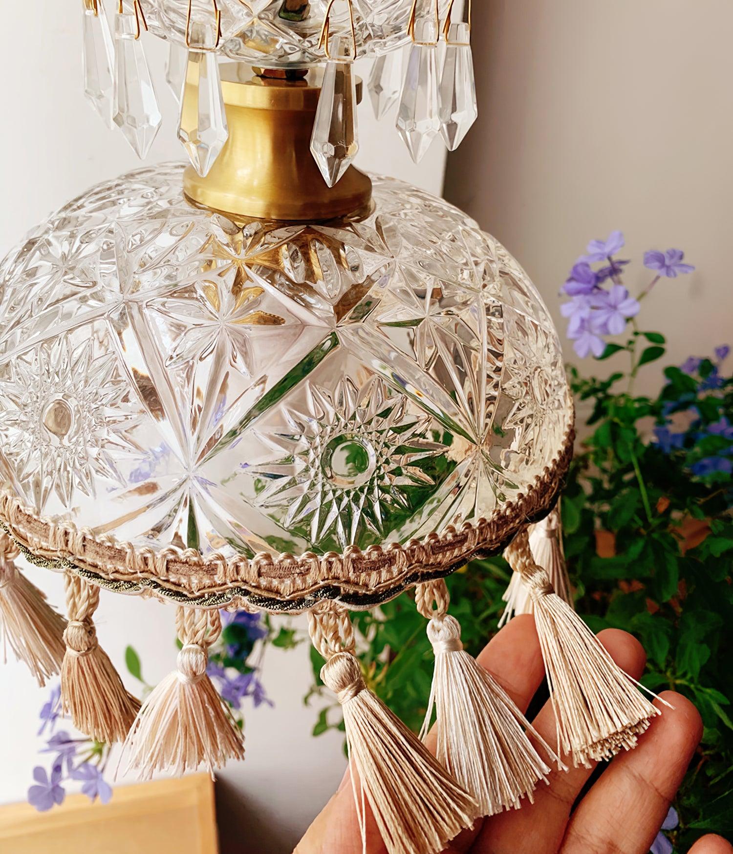 Veloce Brass Glass Luxurious Pendant Light - Letslighting