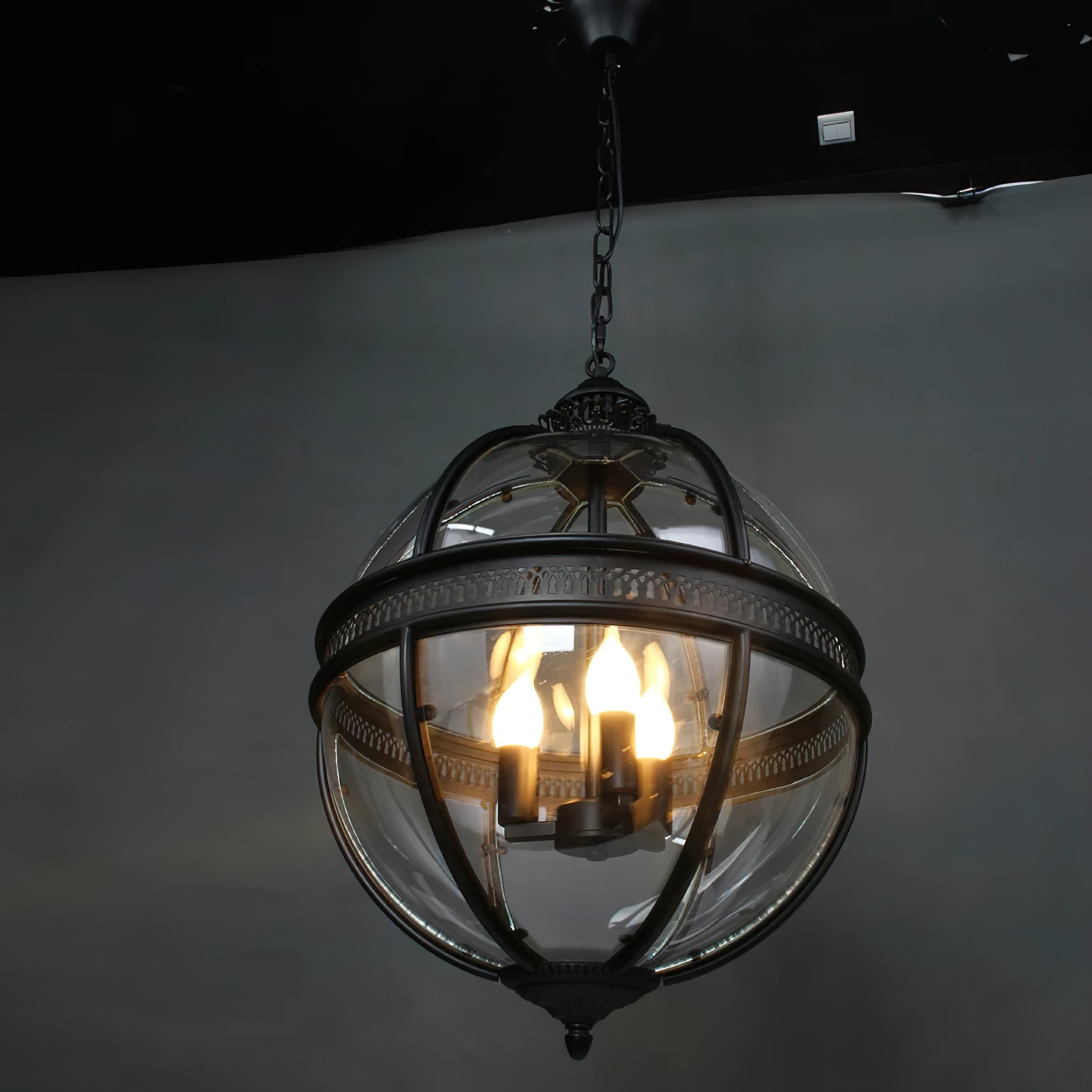 Epoch Retro Braeden Pendant Light Glass