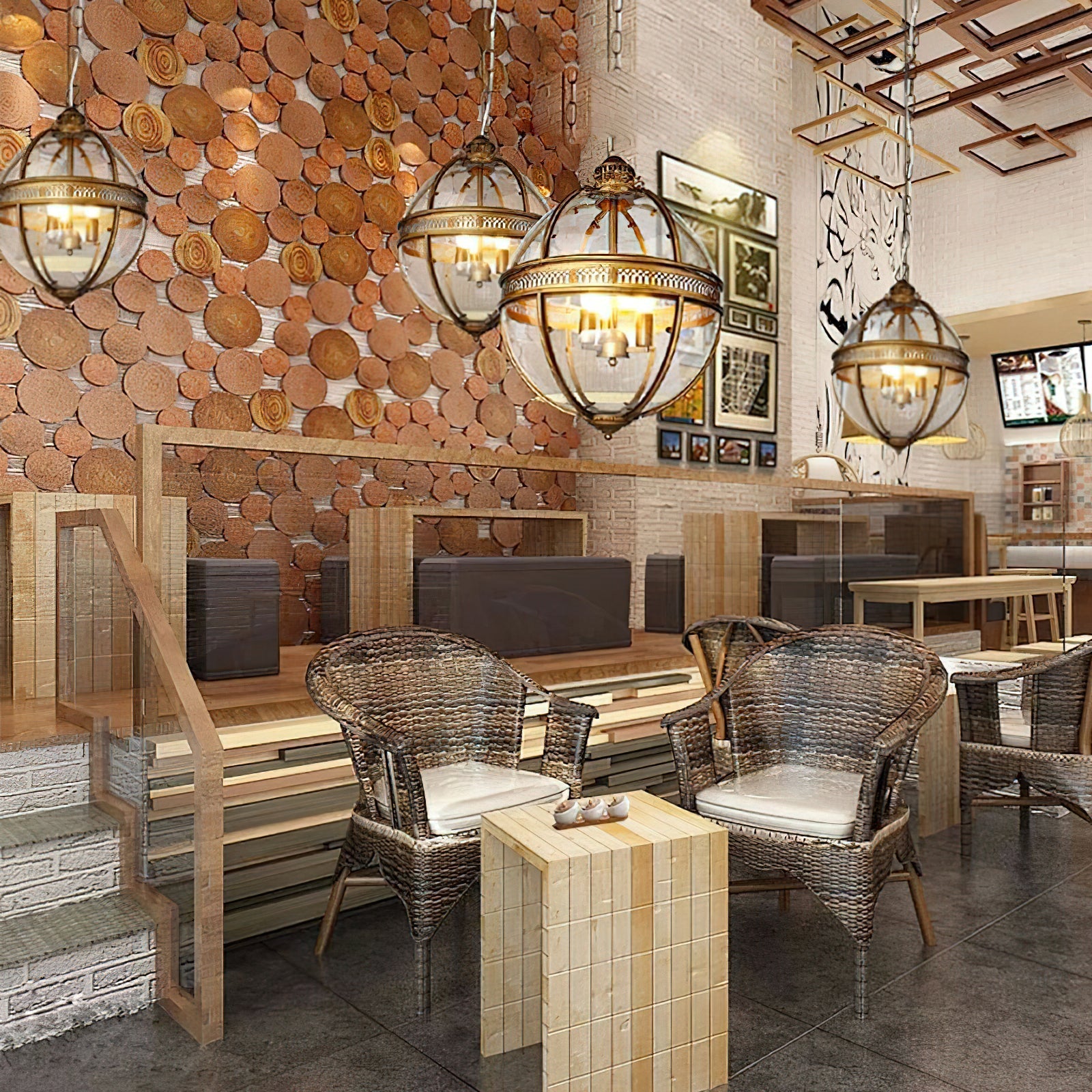 Epoch Retro Braeden Pendant Light Glass - Letslighting